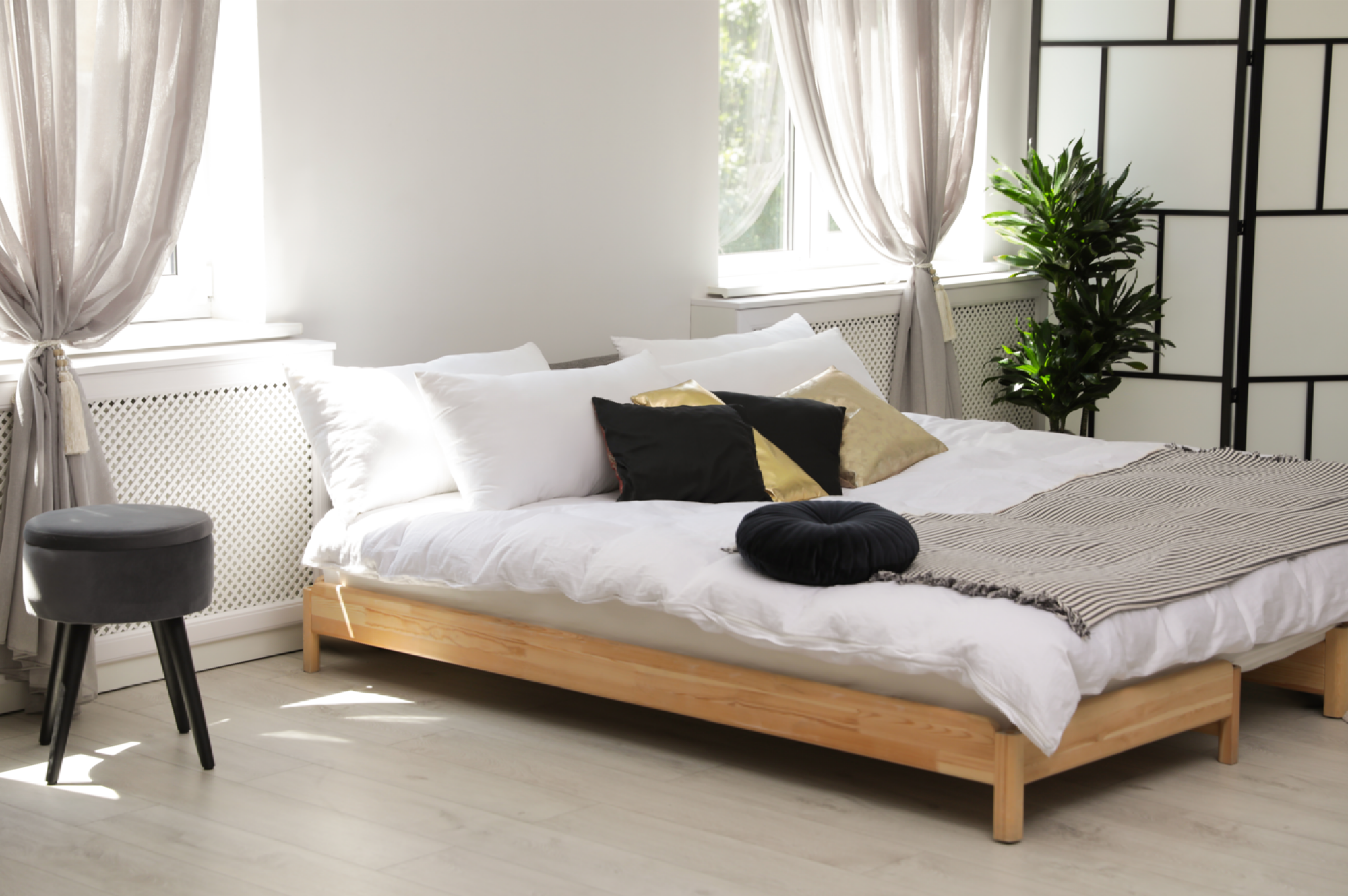 Lit futon complet avec sommier