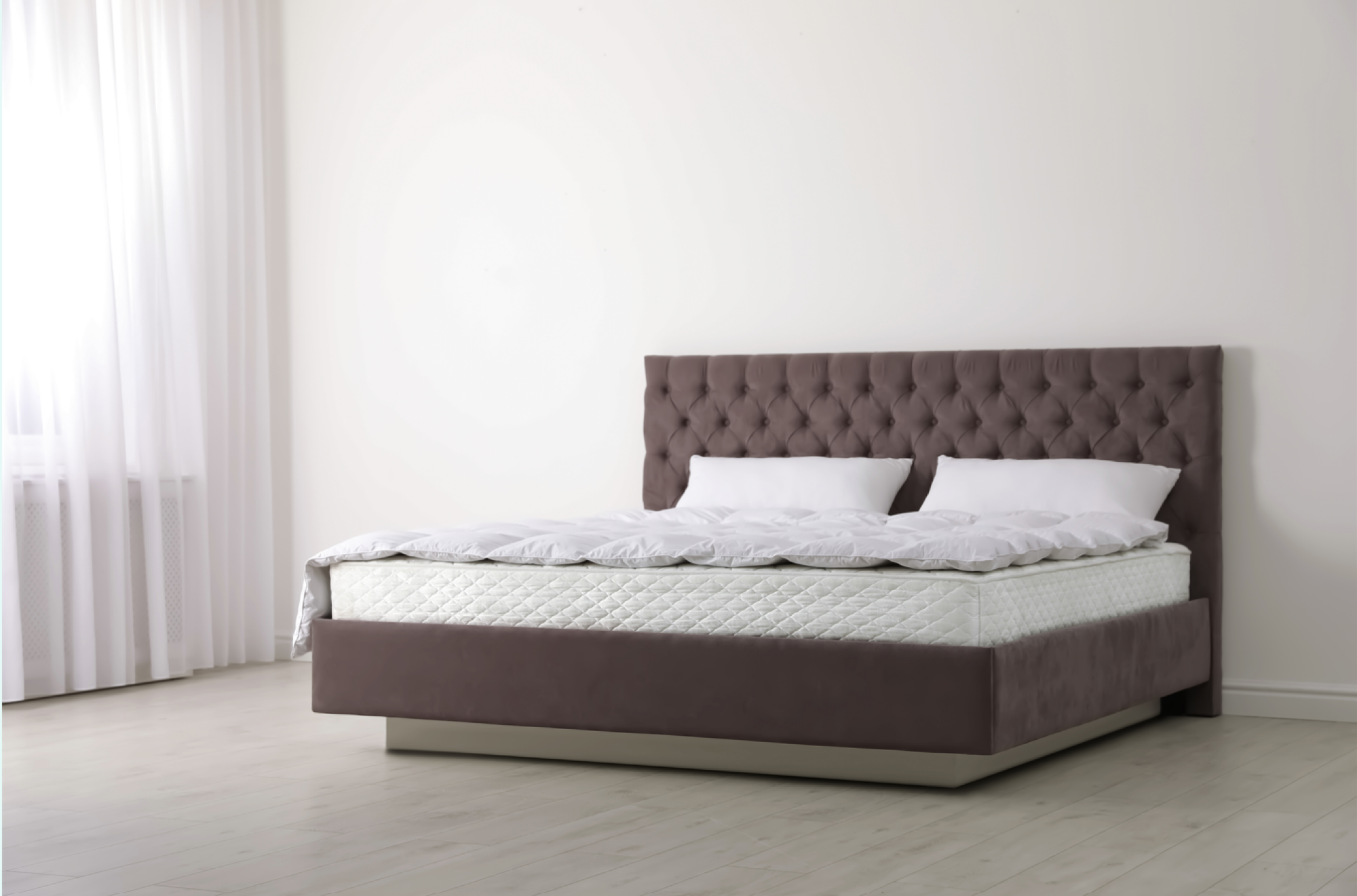 Lit matelas sommier en format King Size