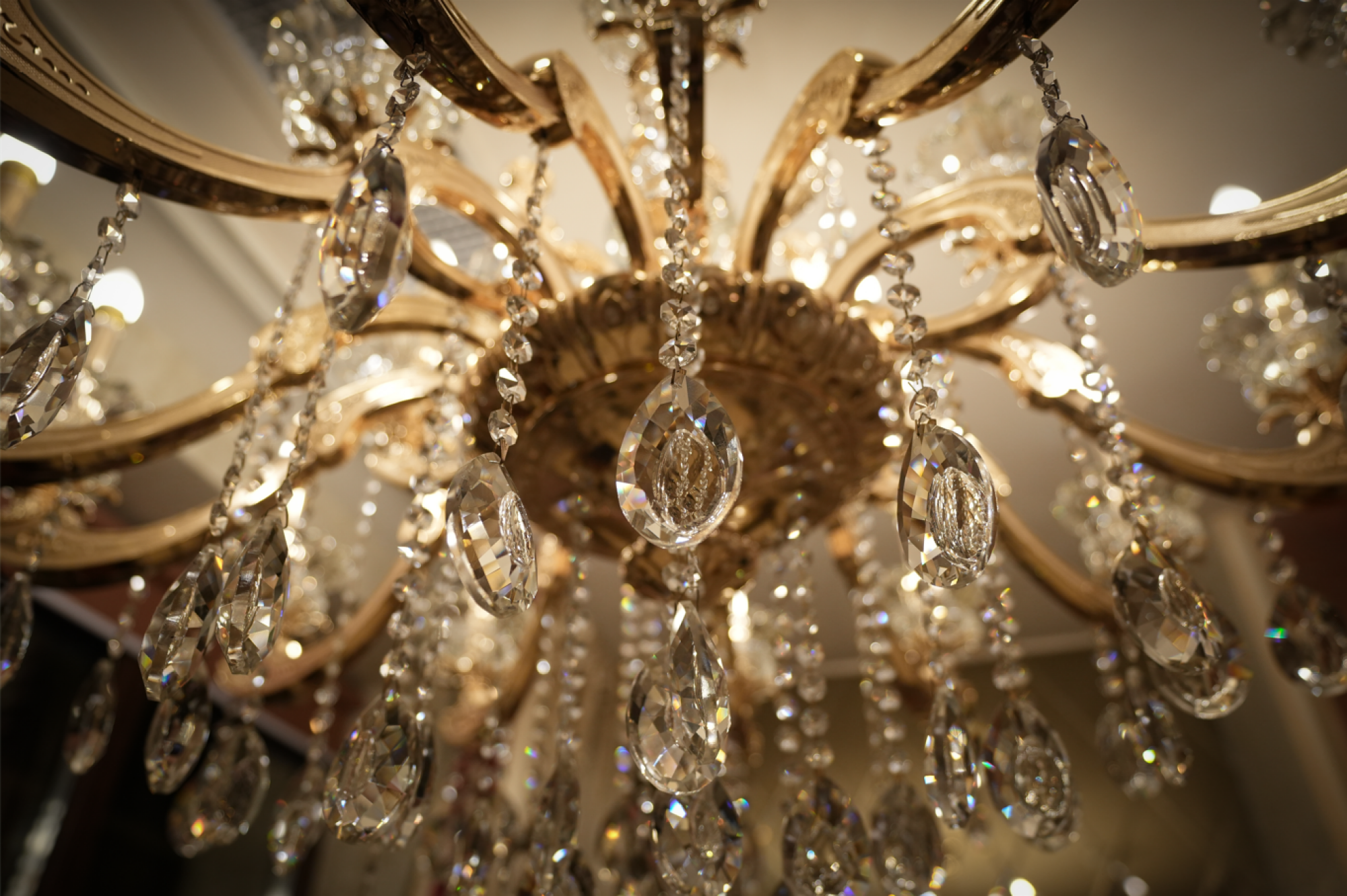 Lustre à pampilles pour chambre