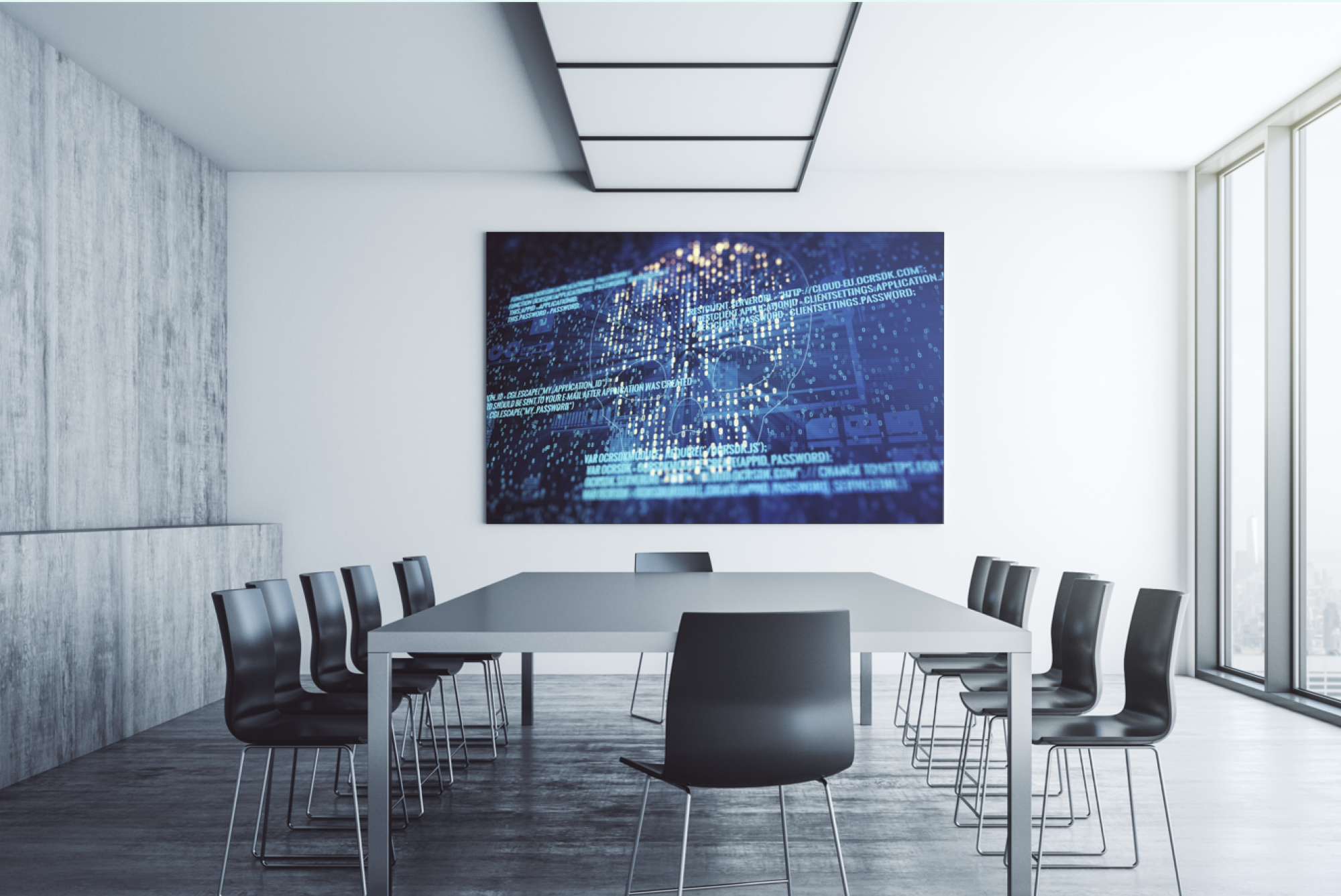 Table de réunion moderne