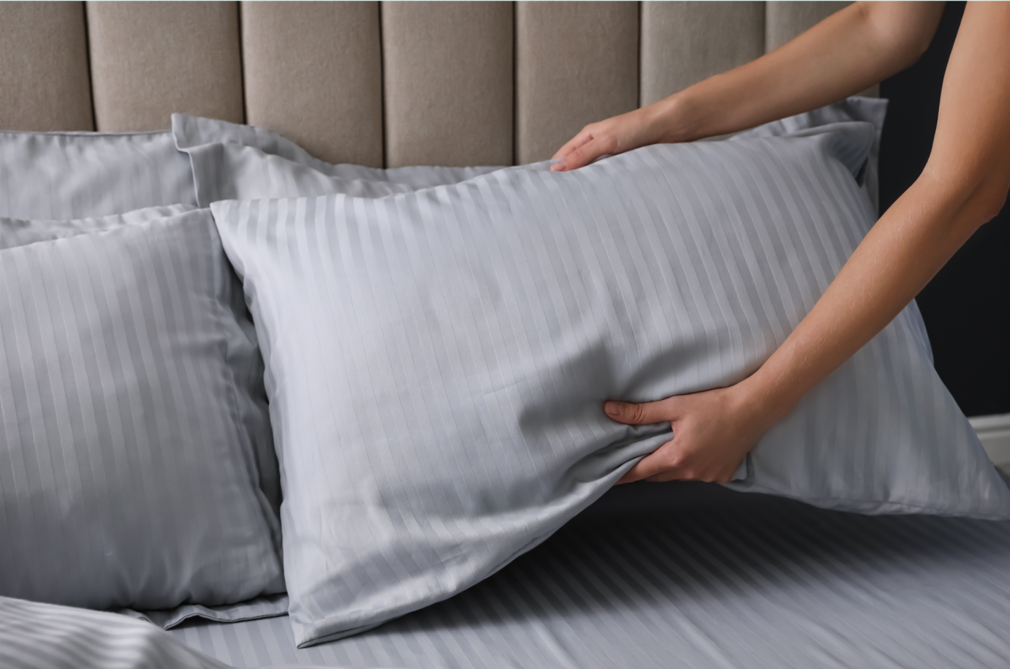 Taie d'oreiller assortie