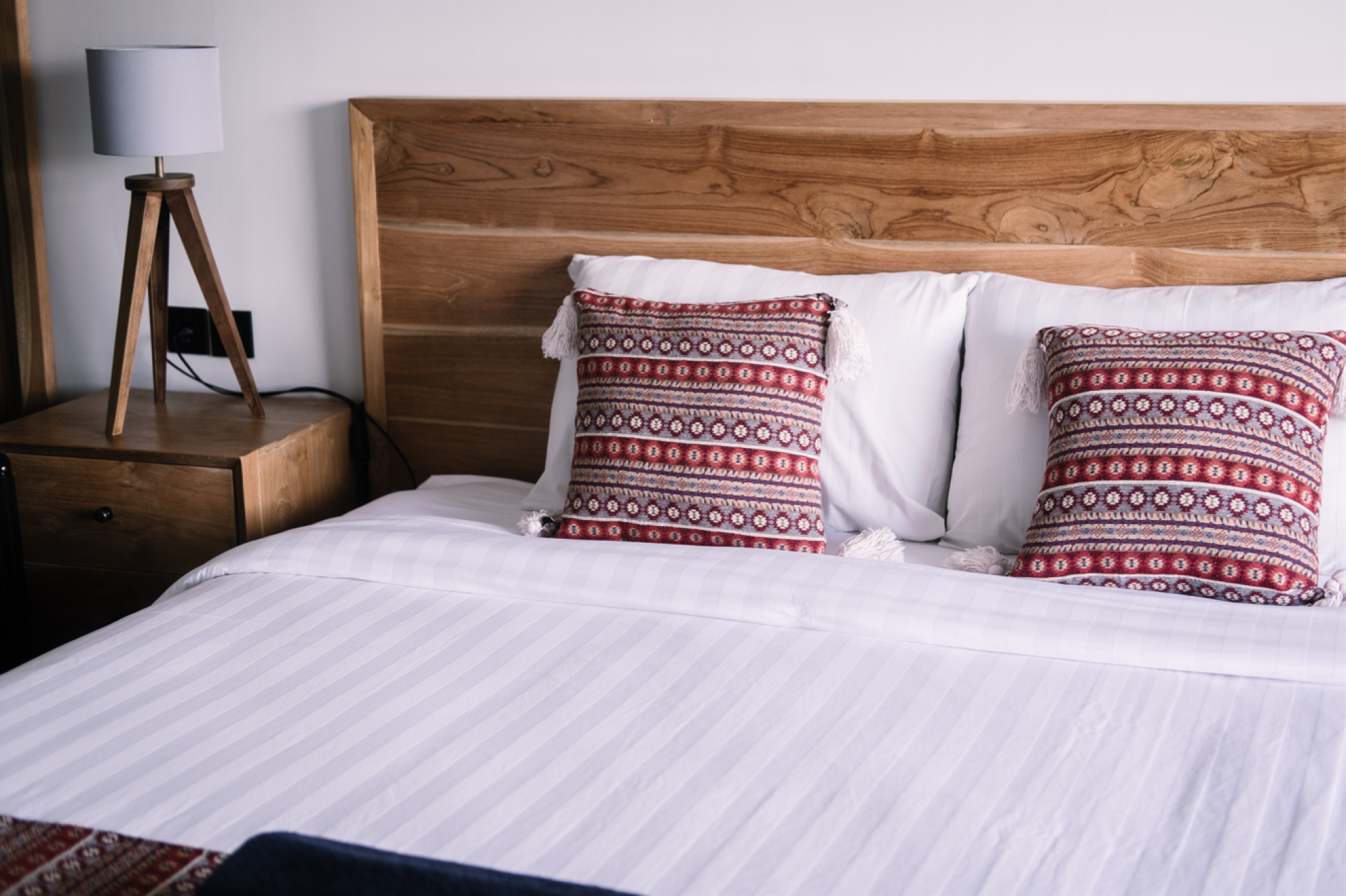 Tête de lit en hêtre