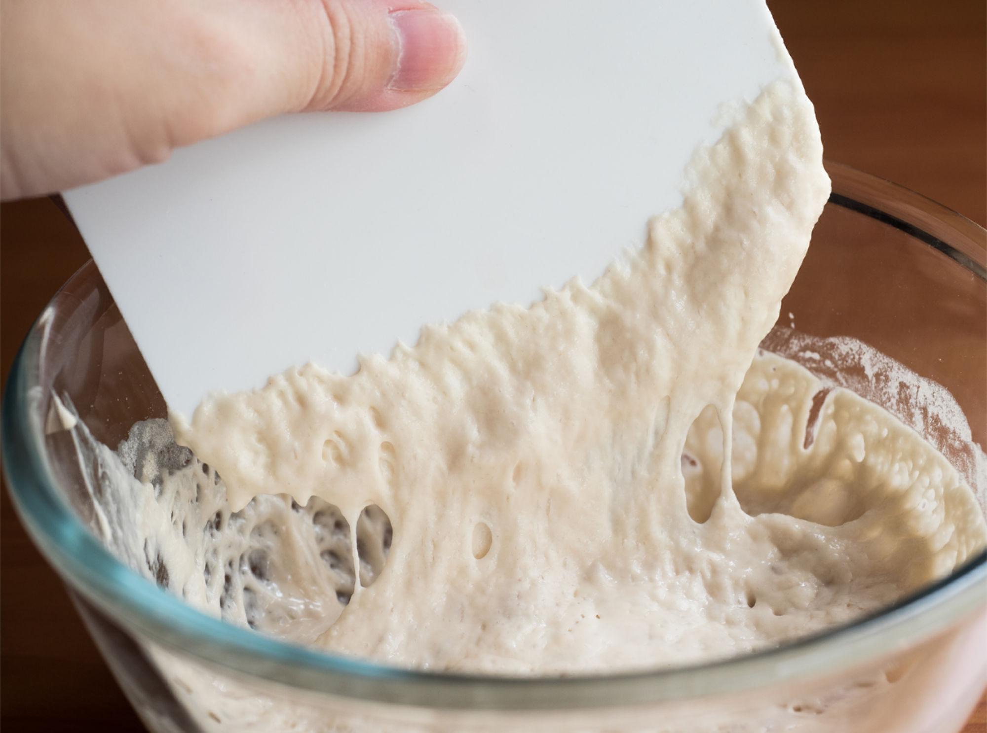 Grattoir à pâte en acier inoxydable