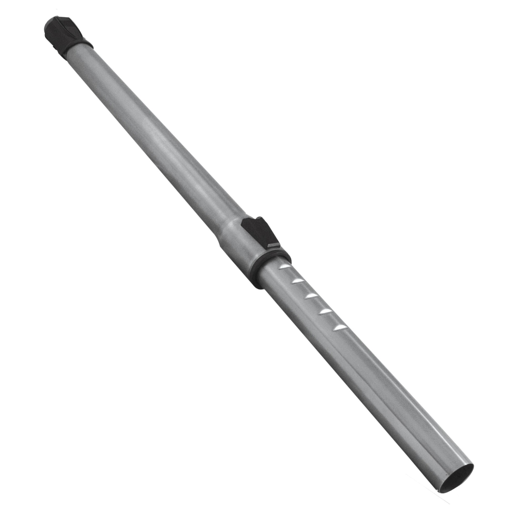 Canne télescopique rétractable en acier inoxydable à bouton LOCK