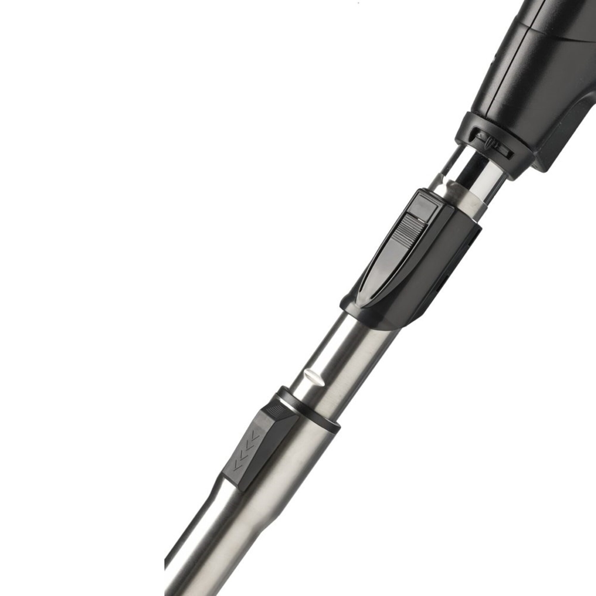 Canne télescopique rétractable en acier inoxydable à bouton LOCK