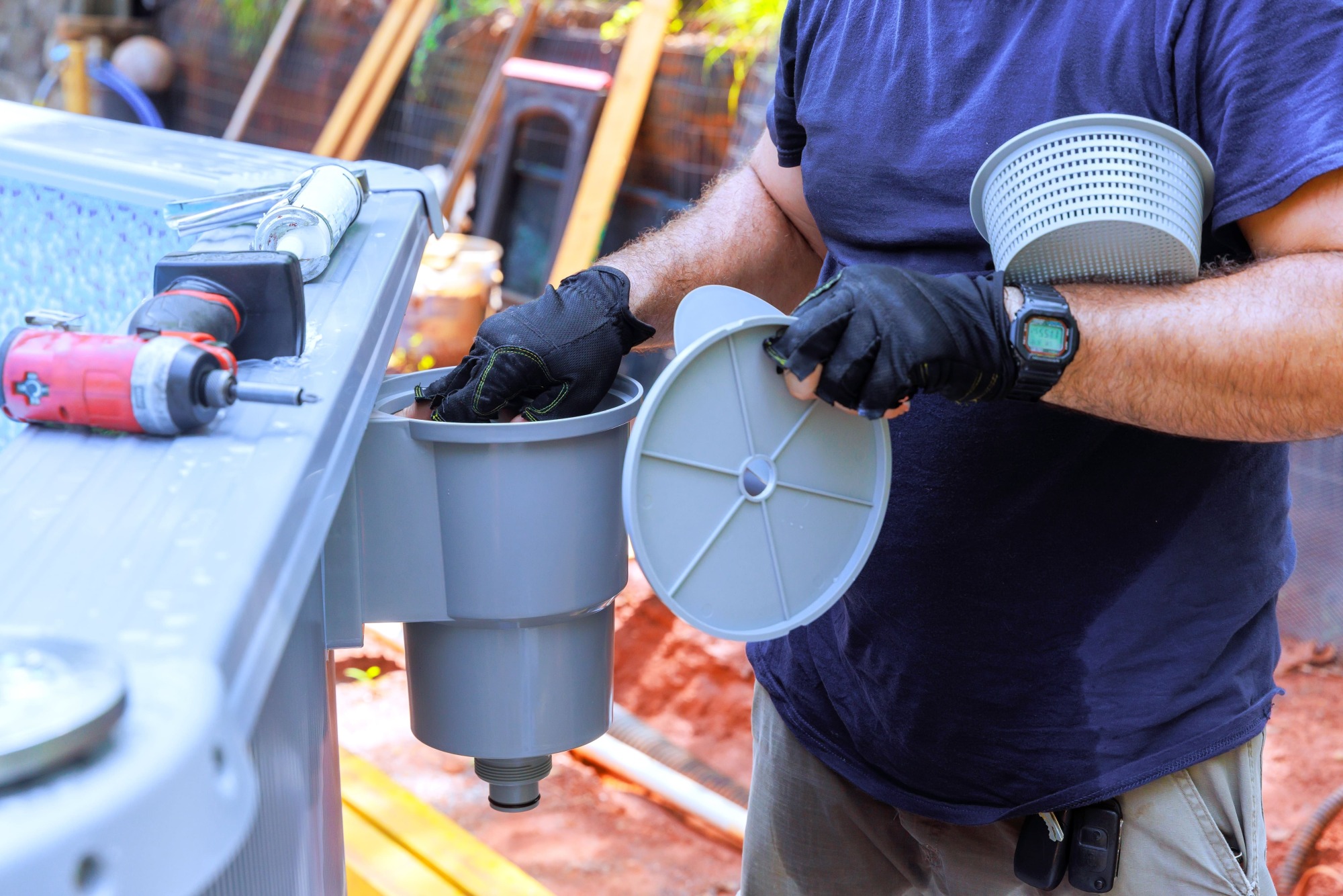 Entretien de skimmer