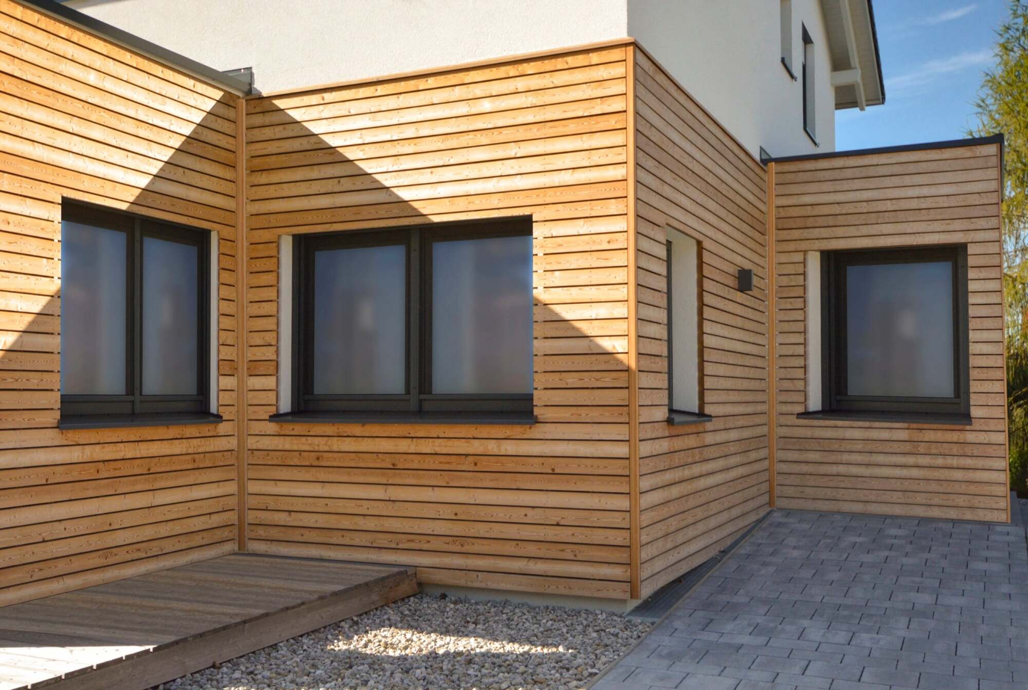 Traitement de façades en bois