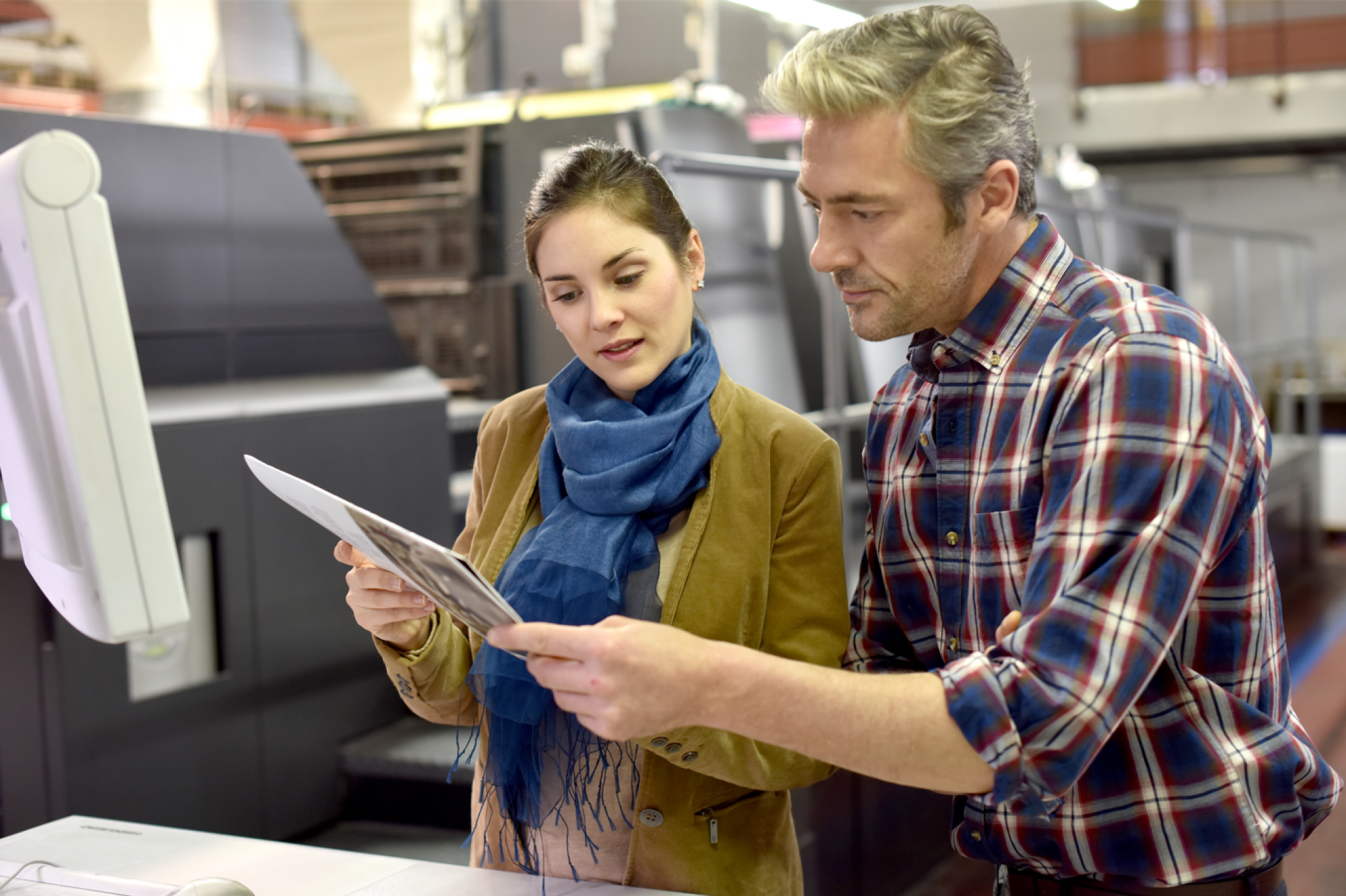 Impression de dépliants