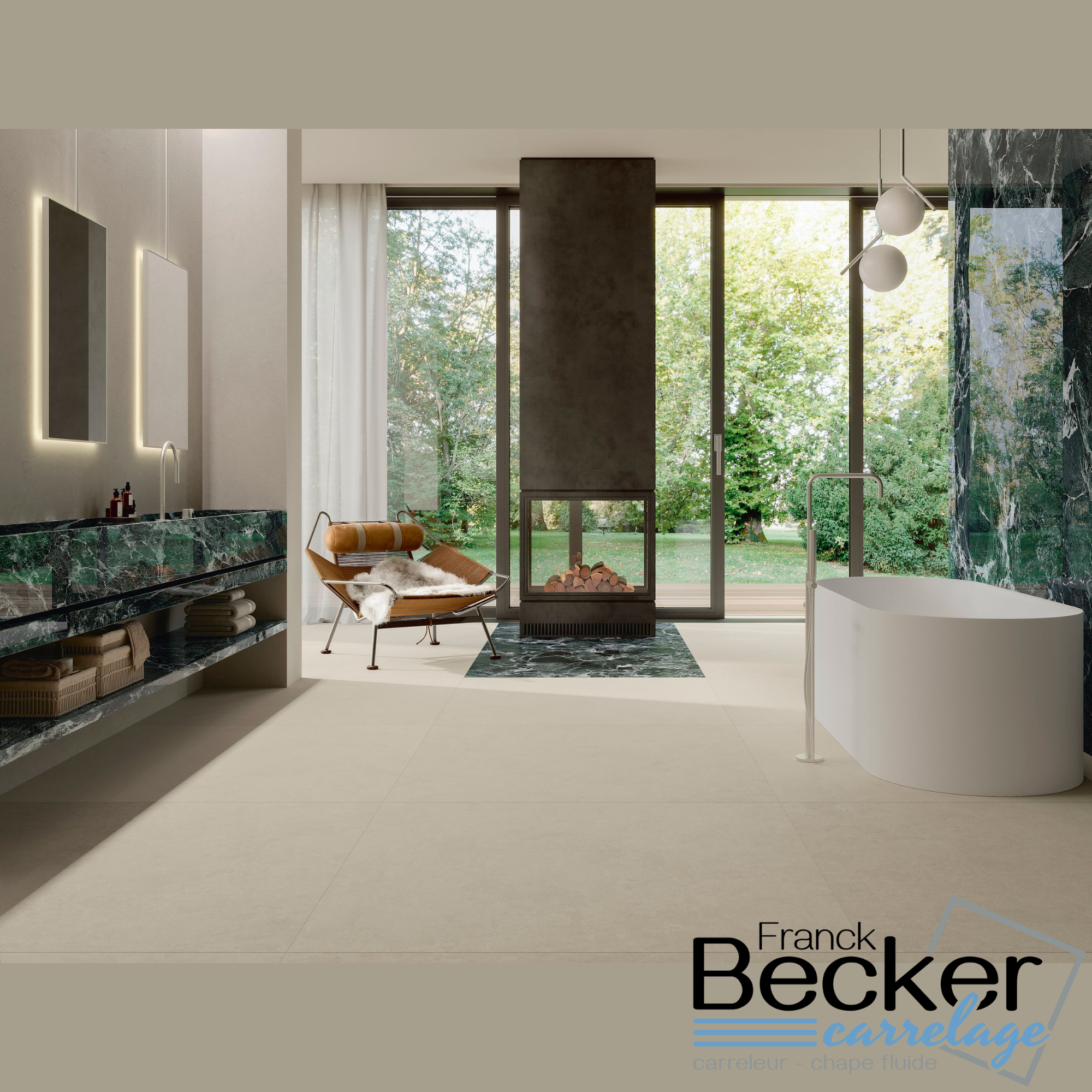 Pose de carrelage de la marque « FMG »