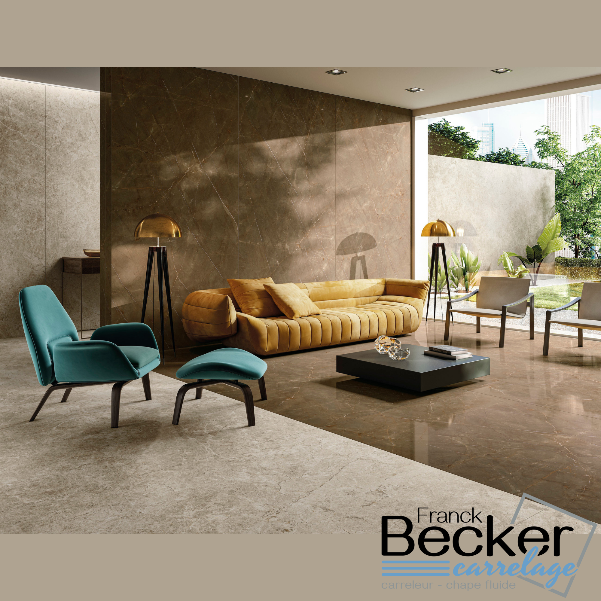 Pose de carrelage de la marque « FMG »