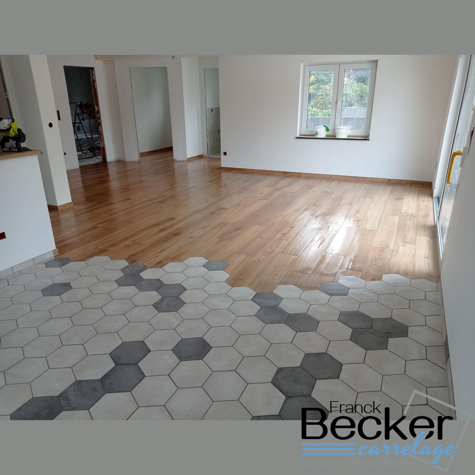 Pose de carrelage ou pierre naturelle tout type de formats