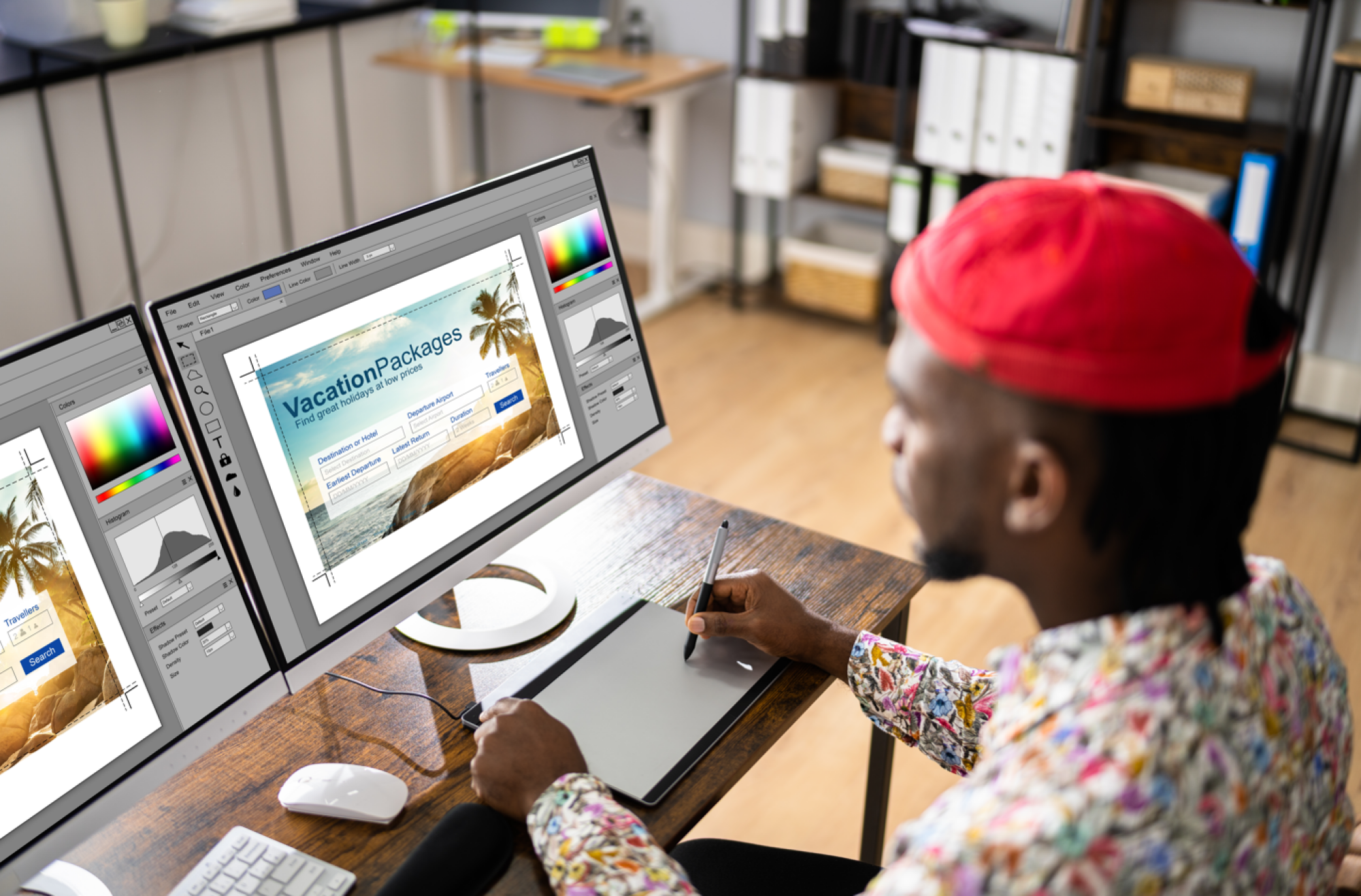 Réalisation de supports digitaux