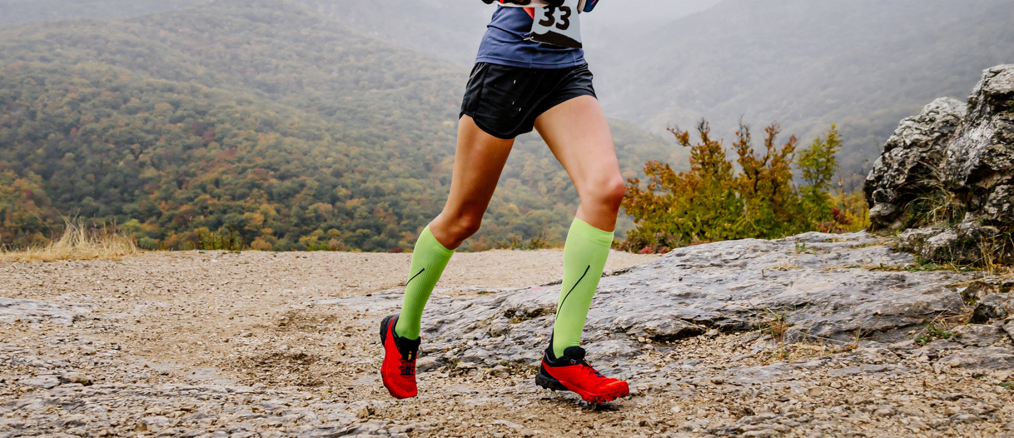 Chaussettes de compression pour sportifs
