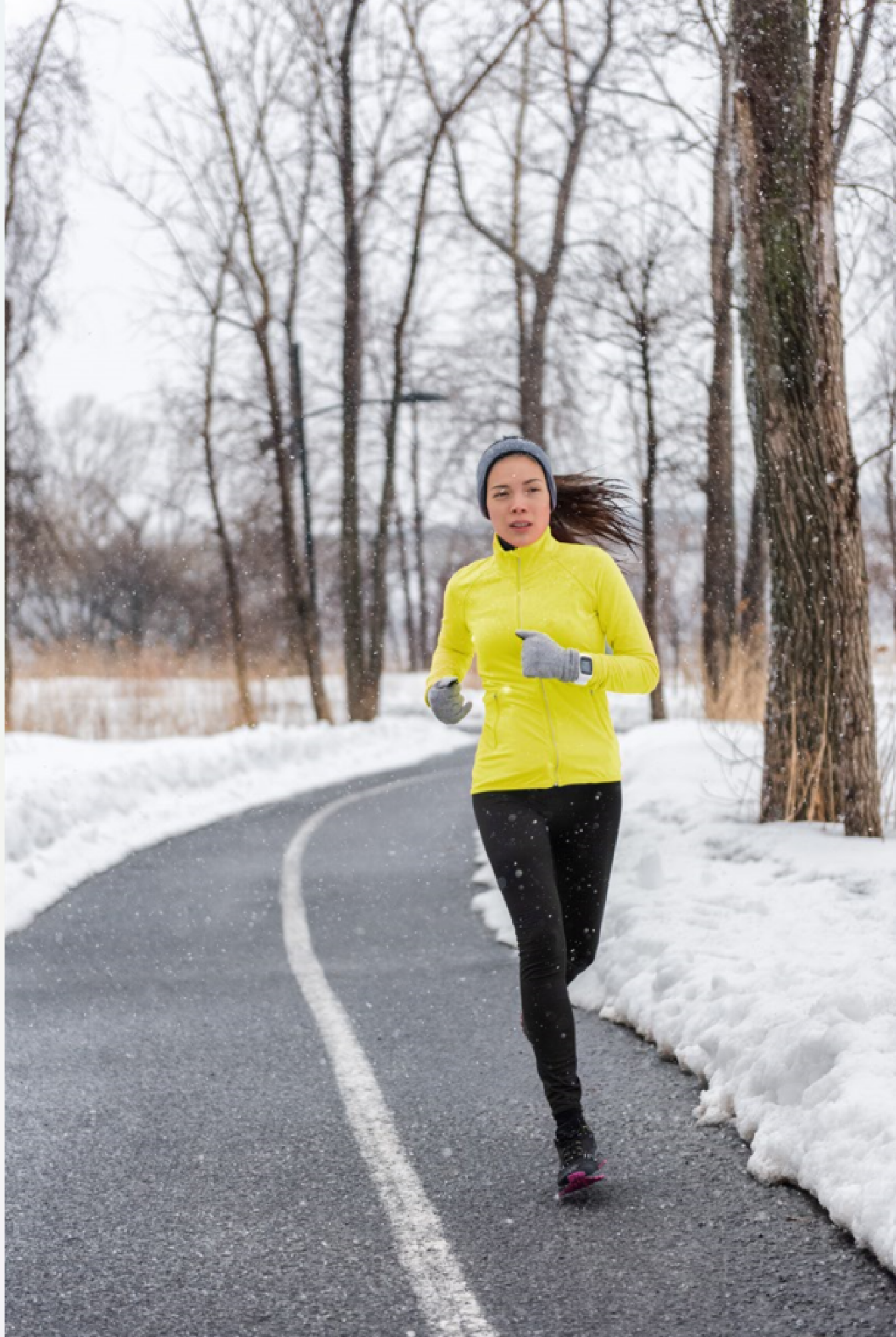 Veste thermique pour coureurs
