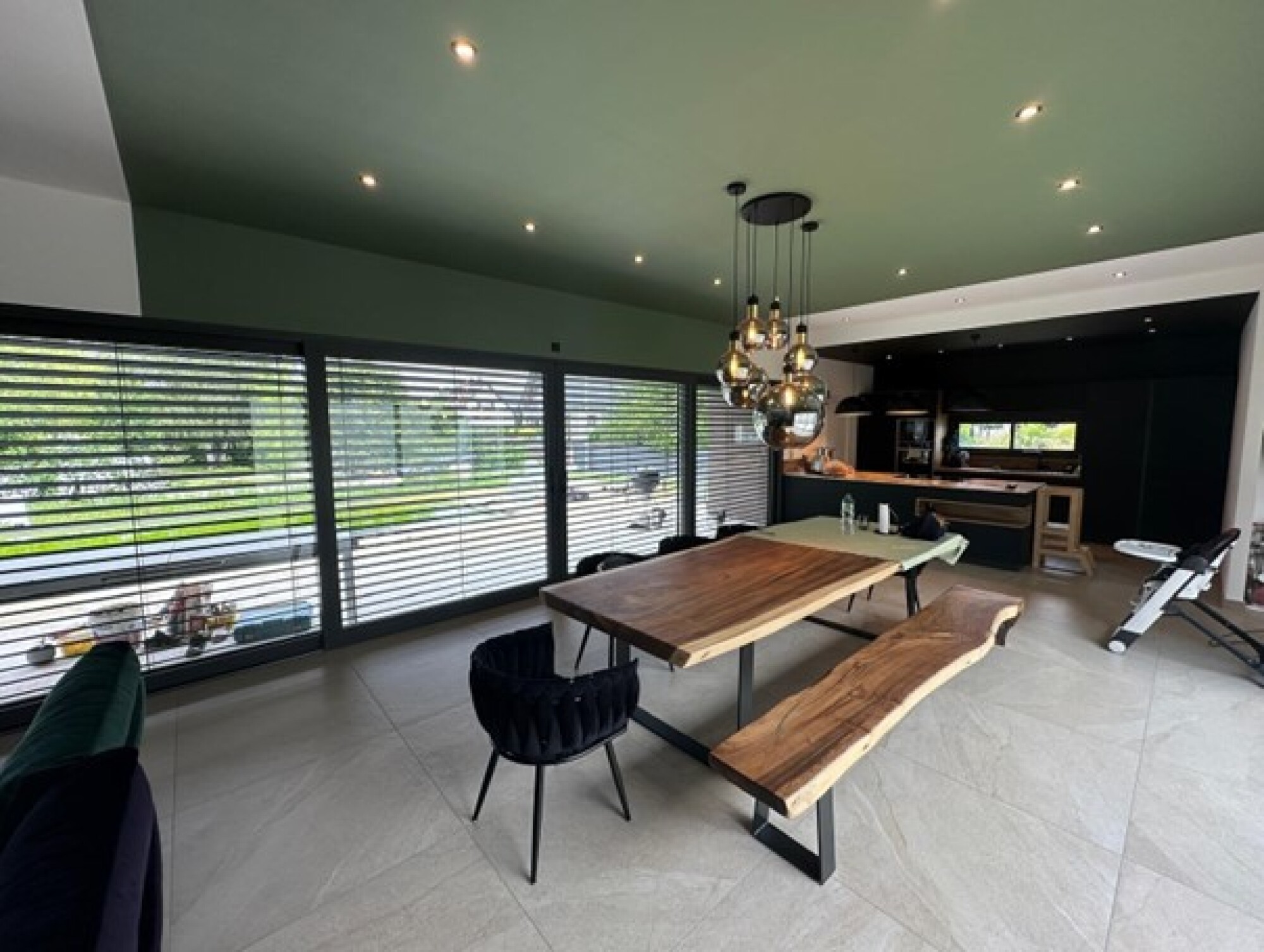 Maison individuelle avec un grand espace vie