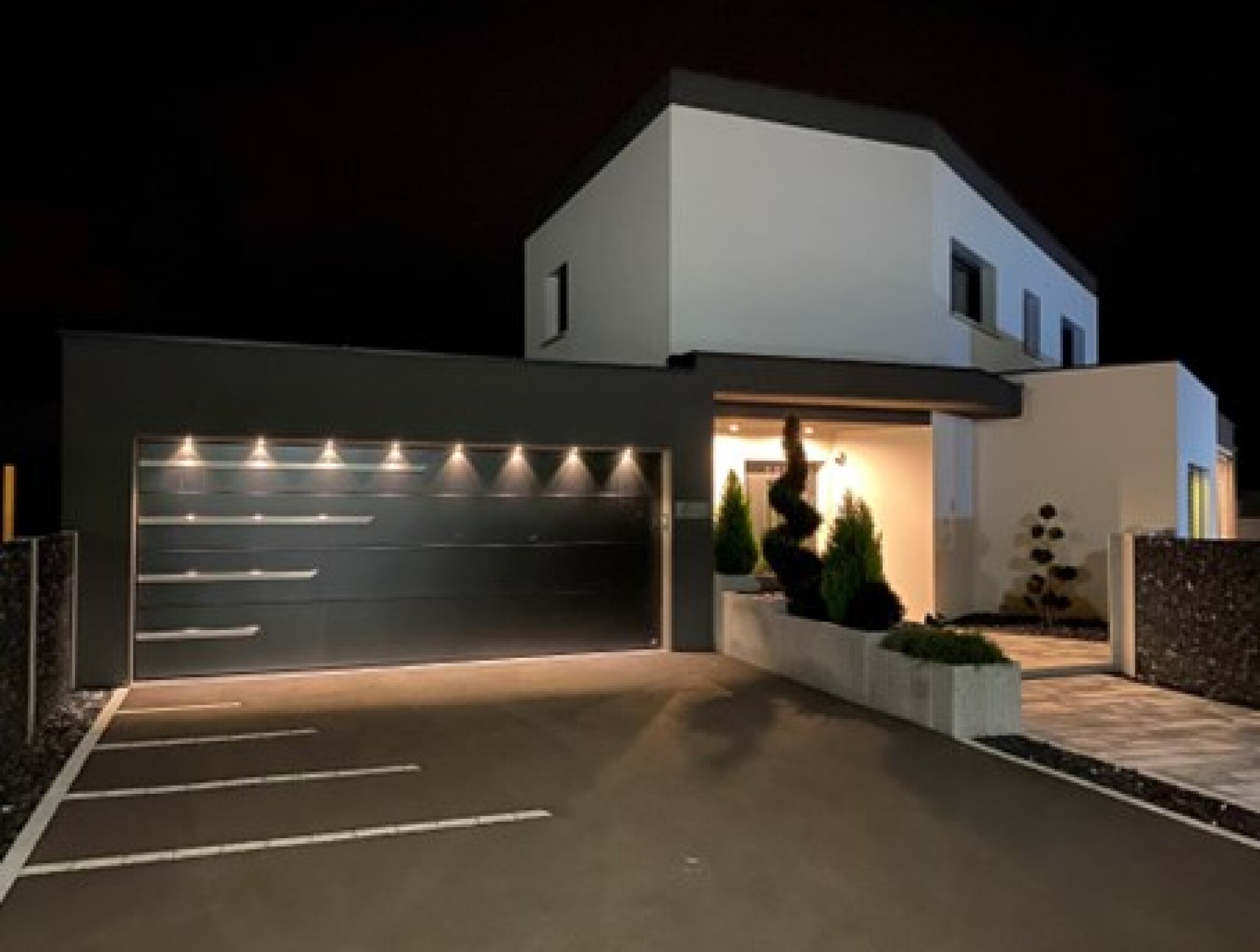 Maison spacieuse en toit plat