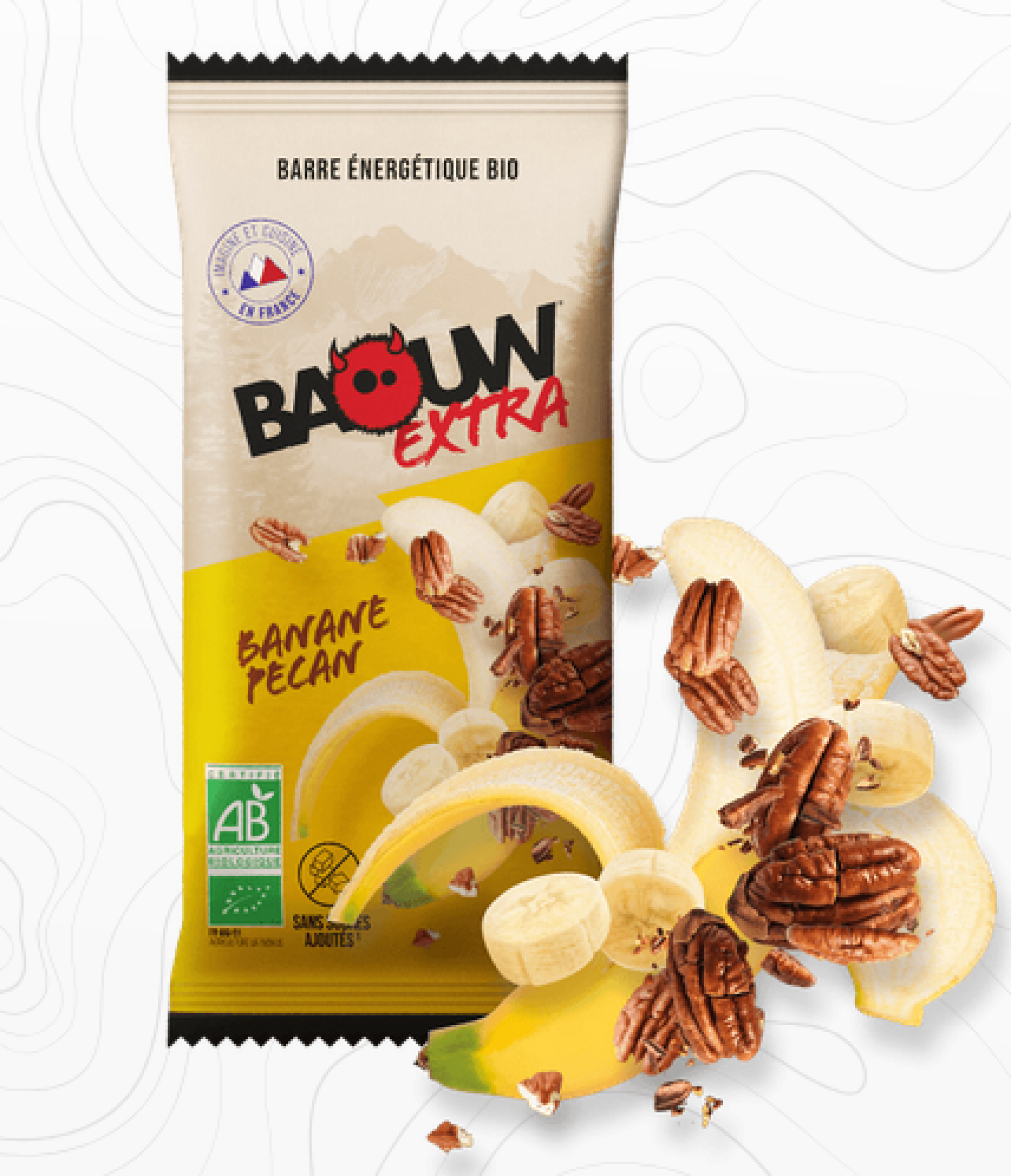 Baouw Extra - Banane Noix de Pecan