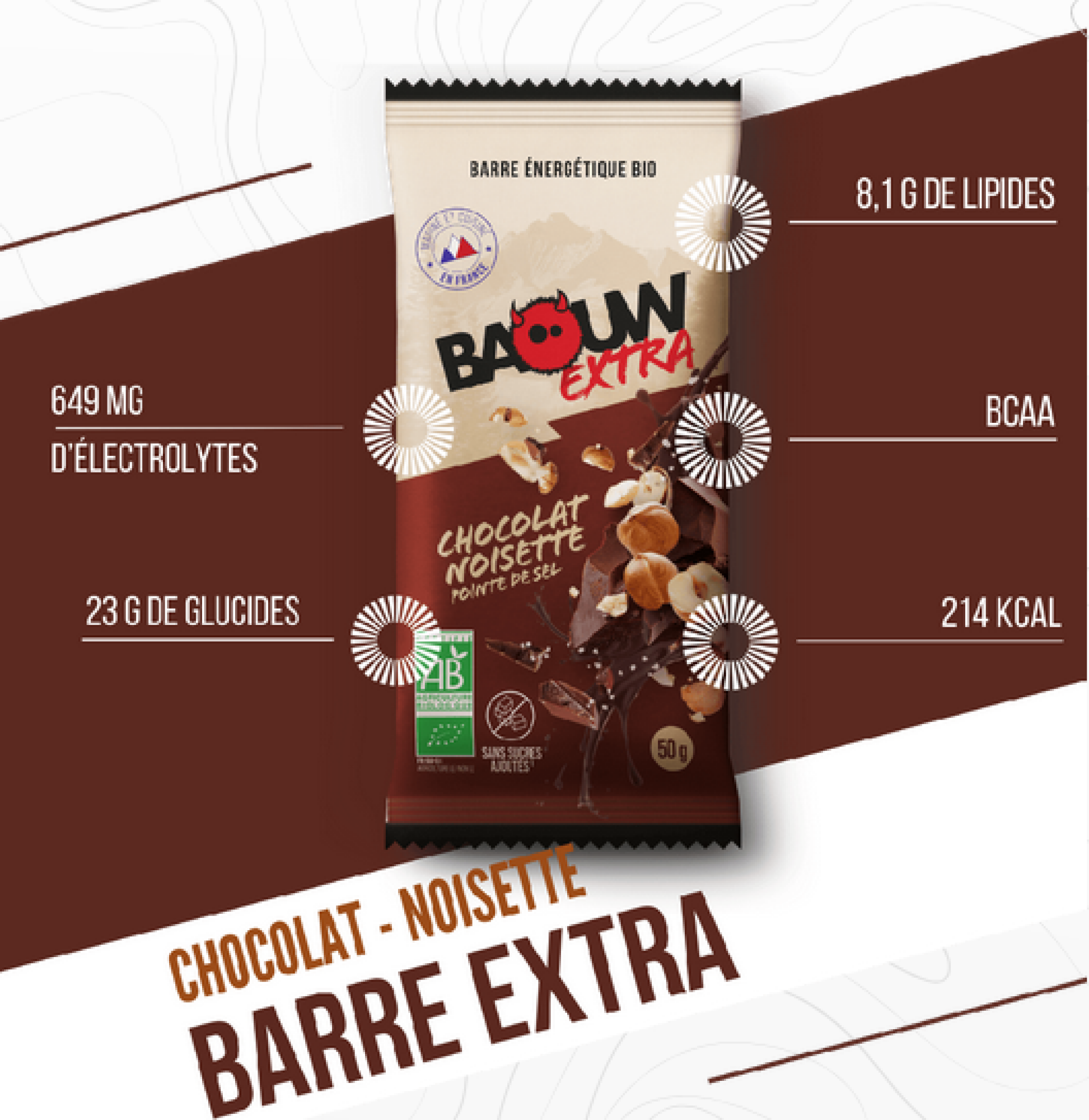 Baouw Extra - Chocolat Noisette