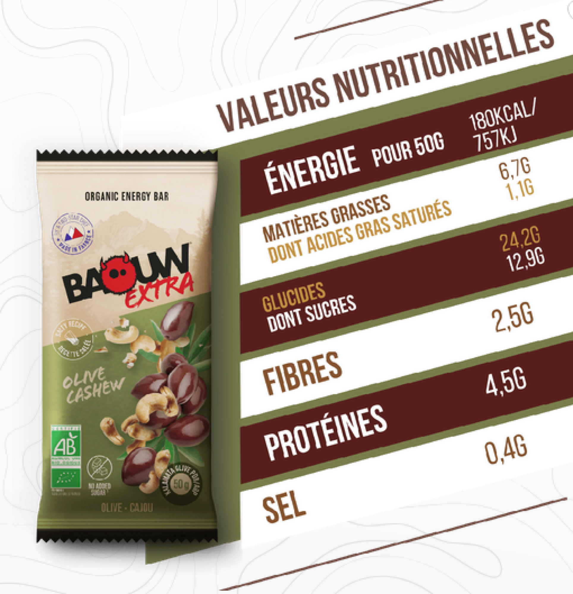 Baouw Extra - Olive Noix de Cajou