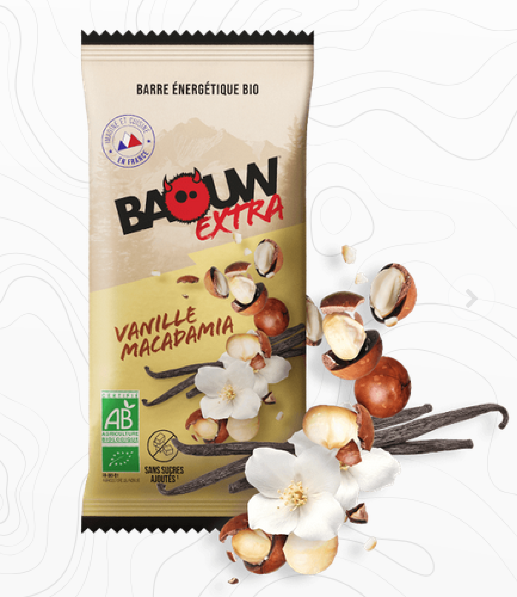 Baouw Extra - Vanille Noix de Macadamia
