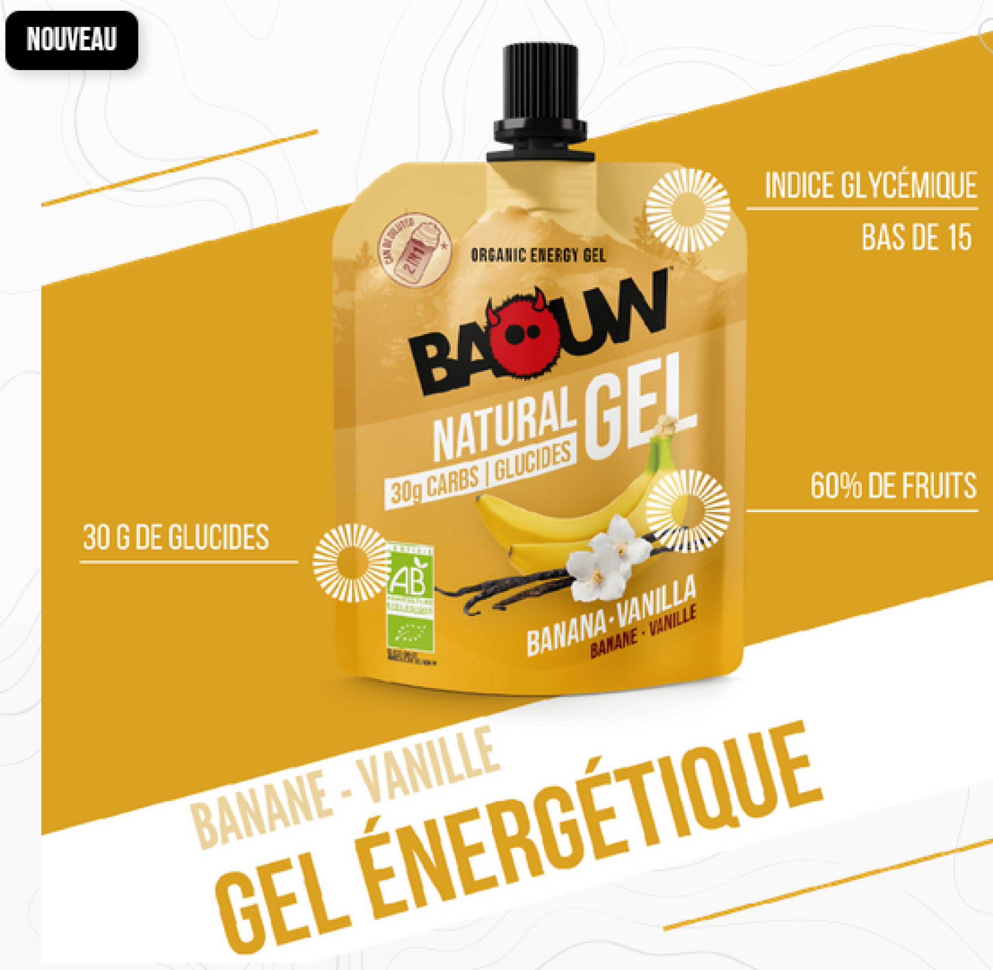 Gel Energetique - Banane Vanille