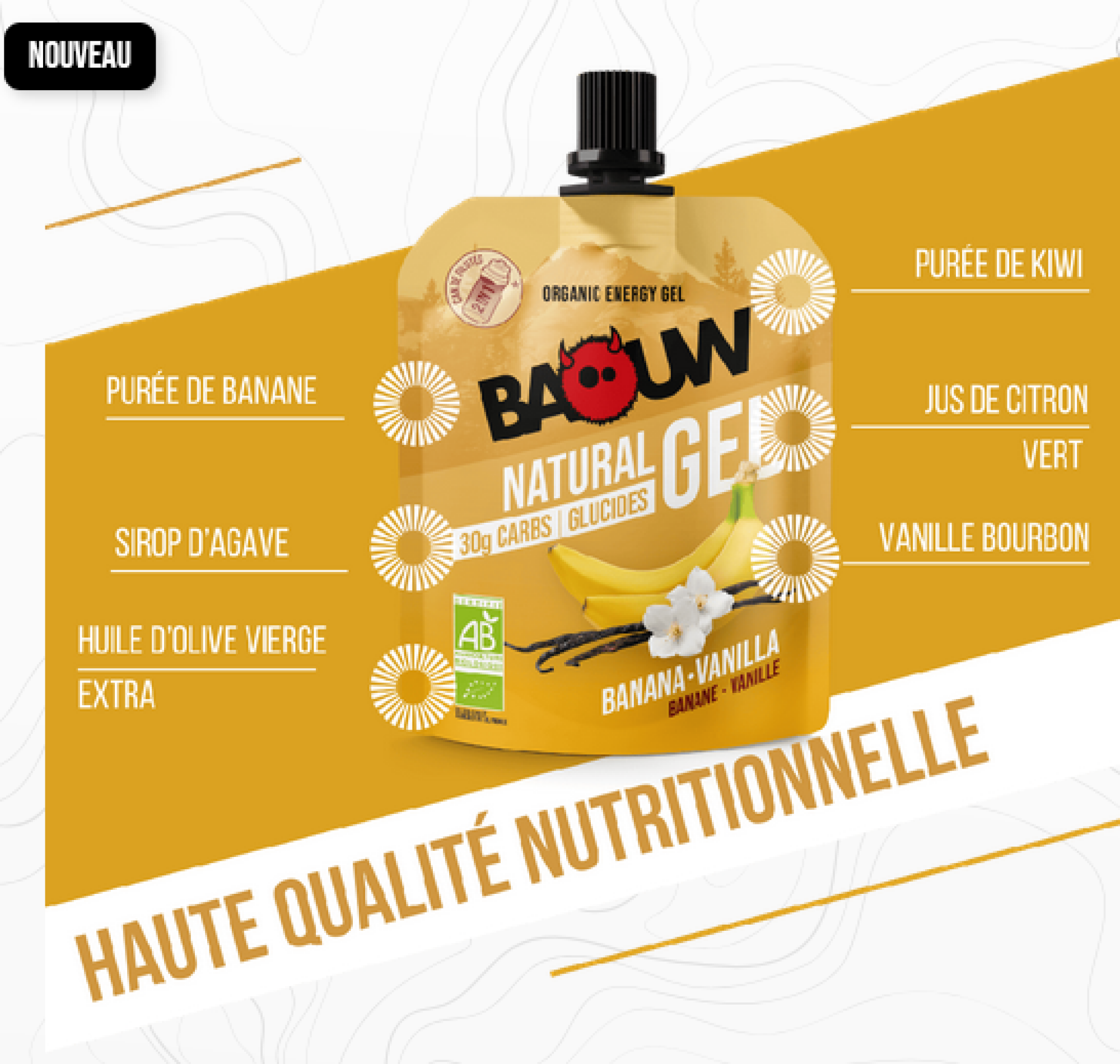 Gel Energetique - Banane Vanille