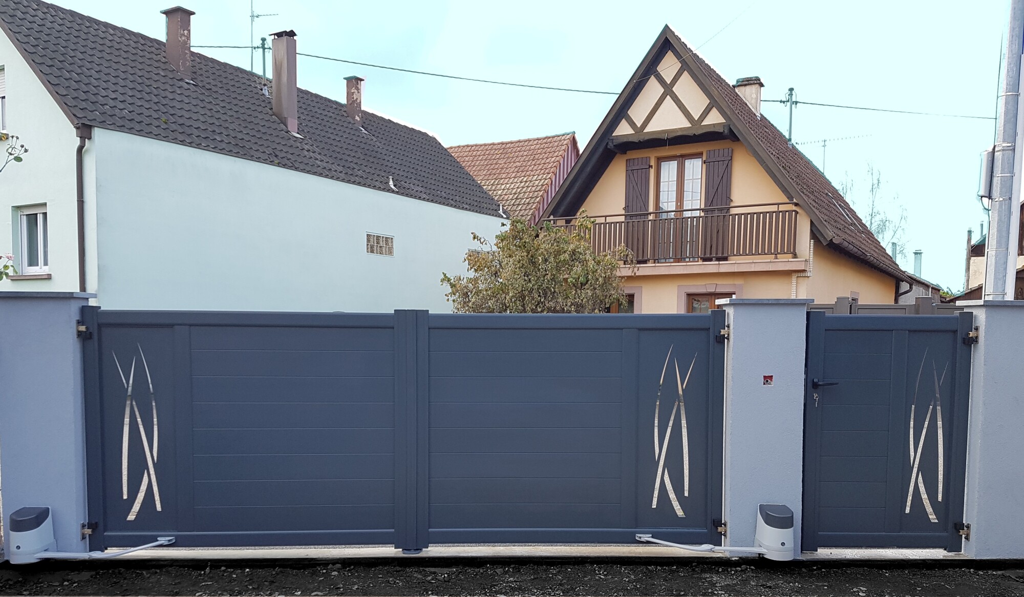 Portail 2 battants modèle Bora-Bora