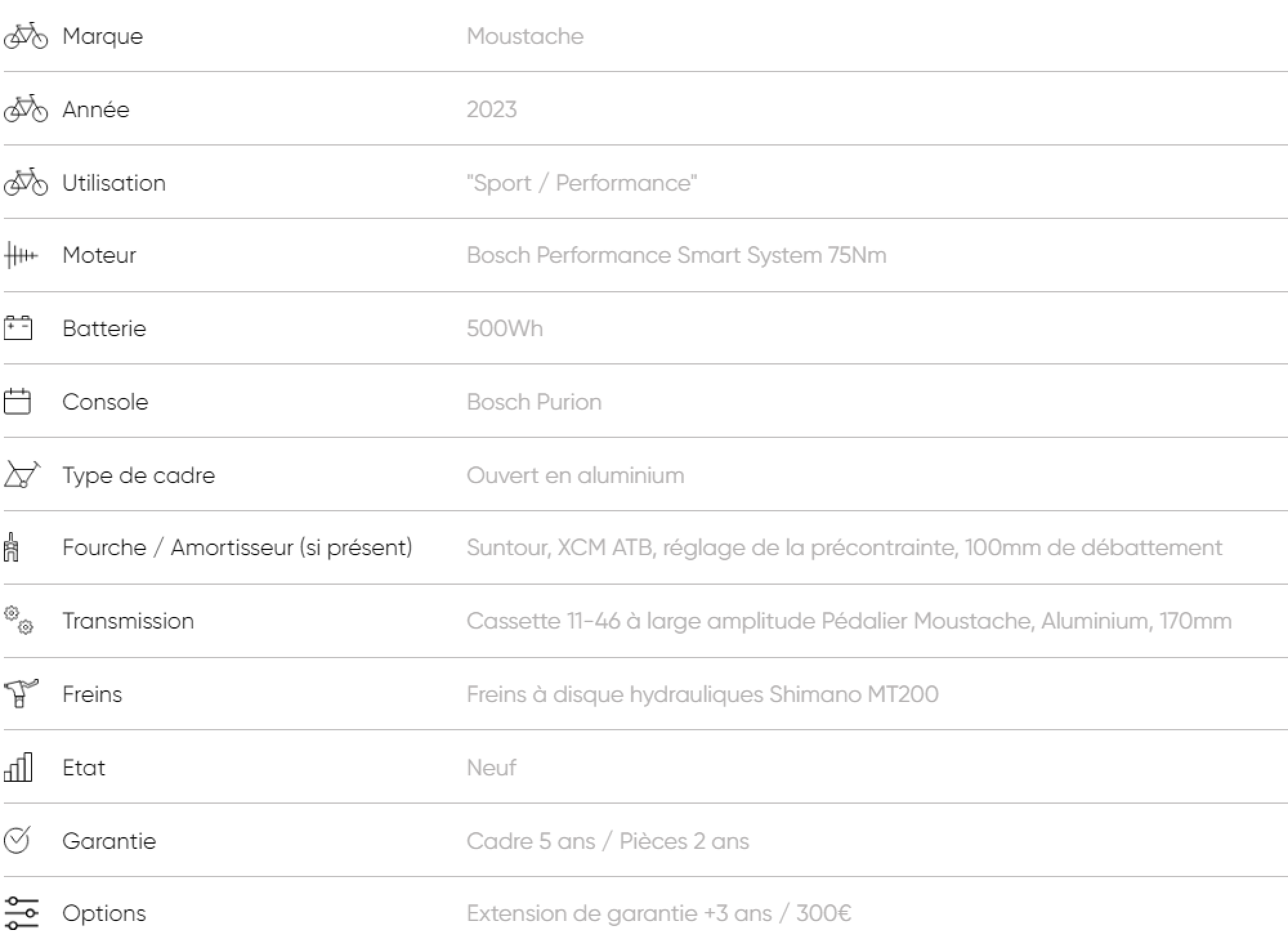 Vtt électrique moustache off 2 open