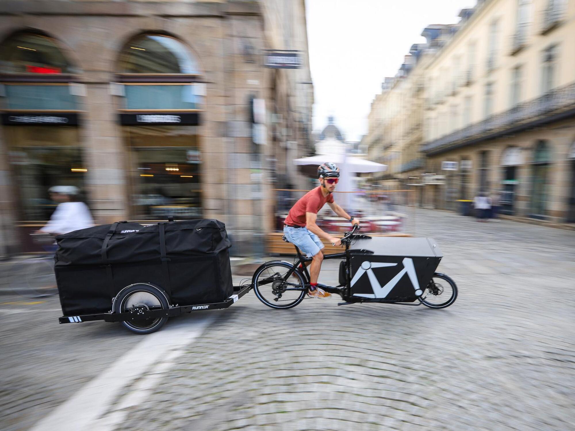 Remorque runner pour vélo