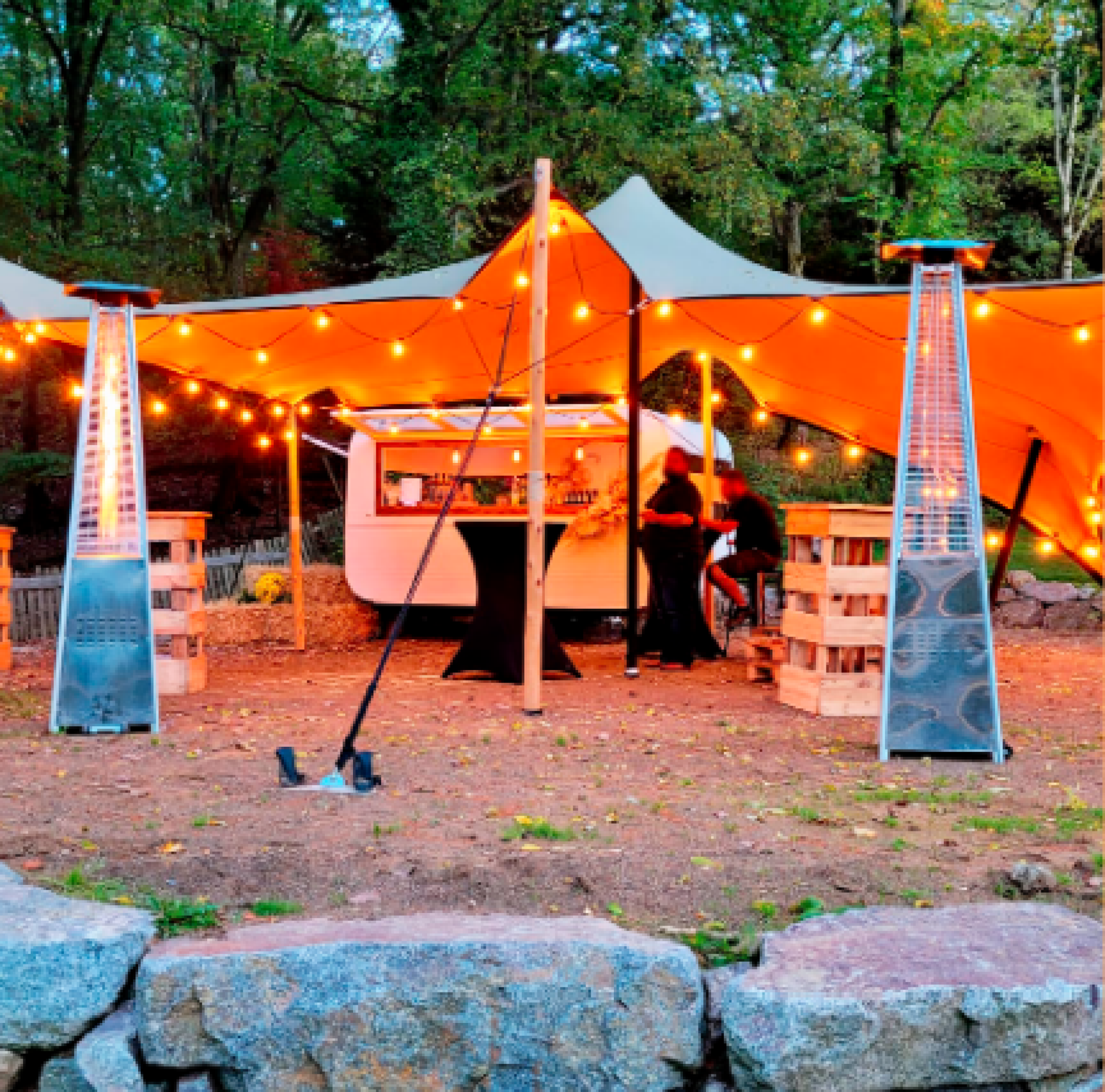 Tente Stretch en location