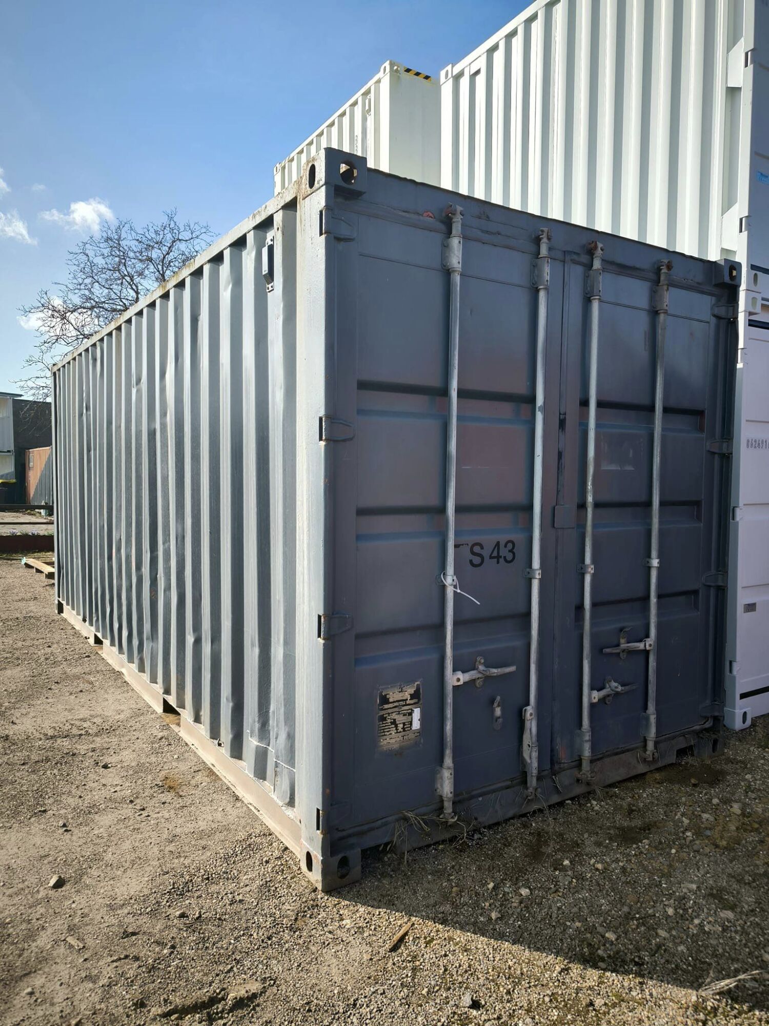 Container 20' DRY occasion - GRIS