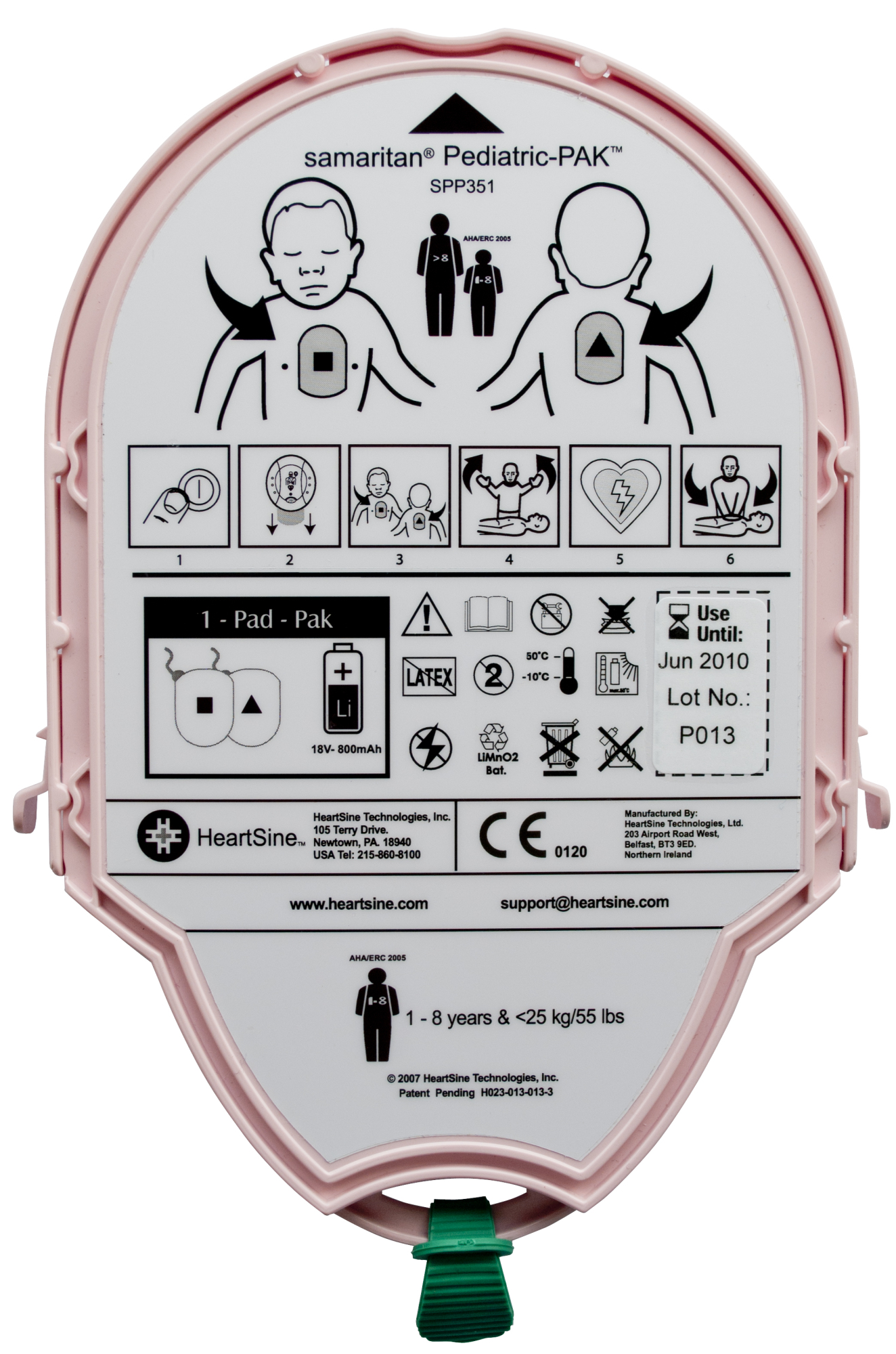 PAD PAK pédiatrique