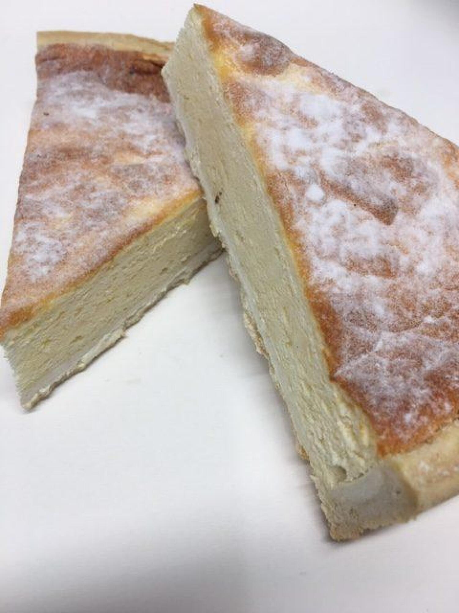 Part de tarte au fromage blanc