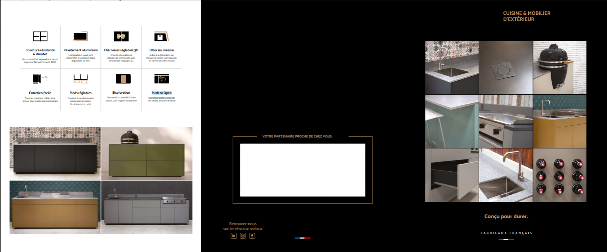 Cuisine extérieure sur mesure ultra personnalisable