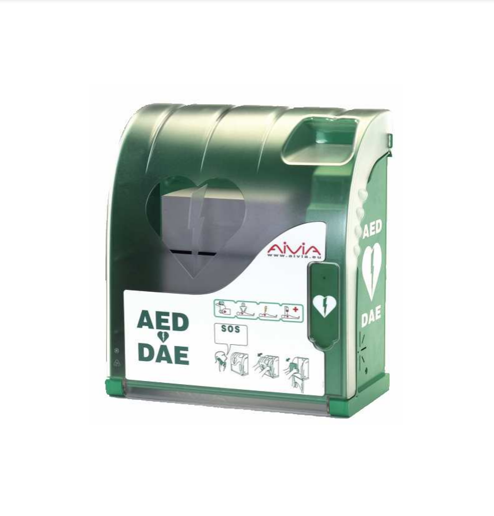 Armoire murale pour DAE Défibrillateur Automatisé Externe AIVIA 200