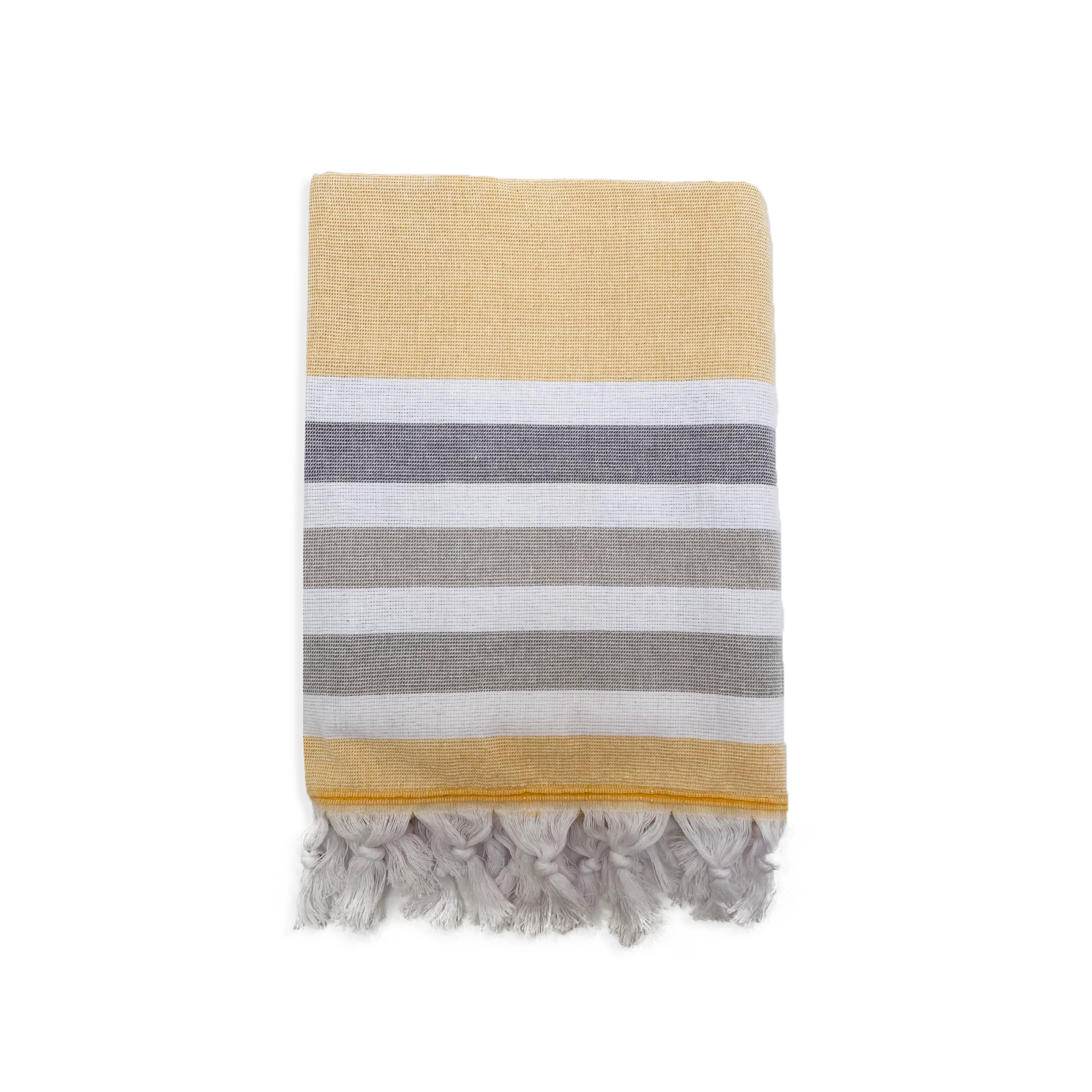 Fouta doublée éponge Zuma Safran 90x160 340g/m²