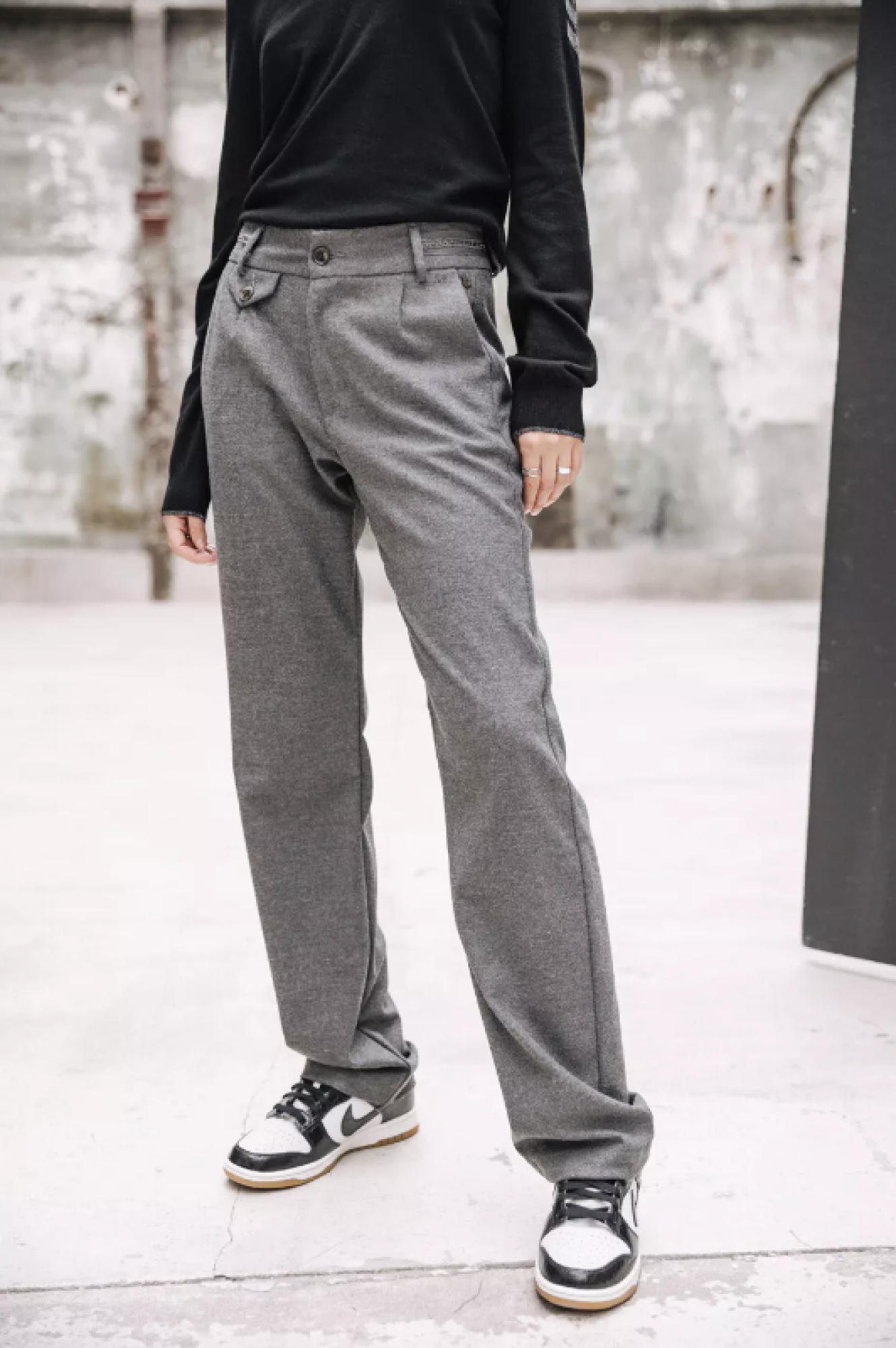 Pantalon Alba Moss gris Freeman T.Porter