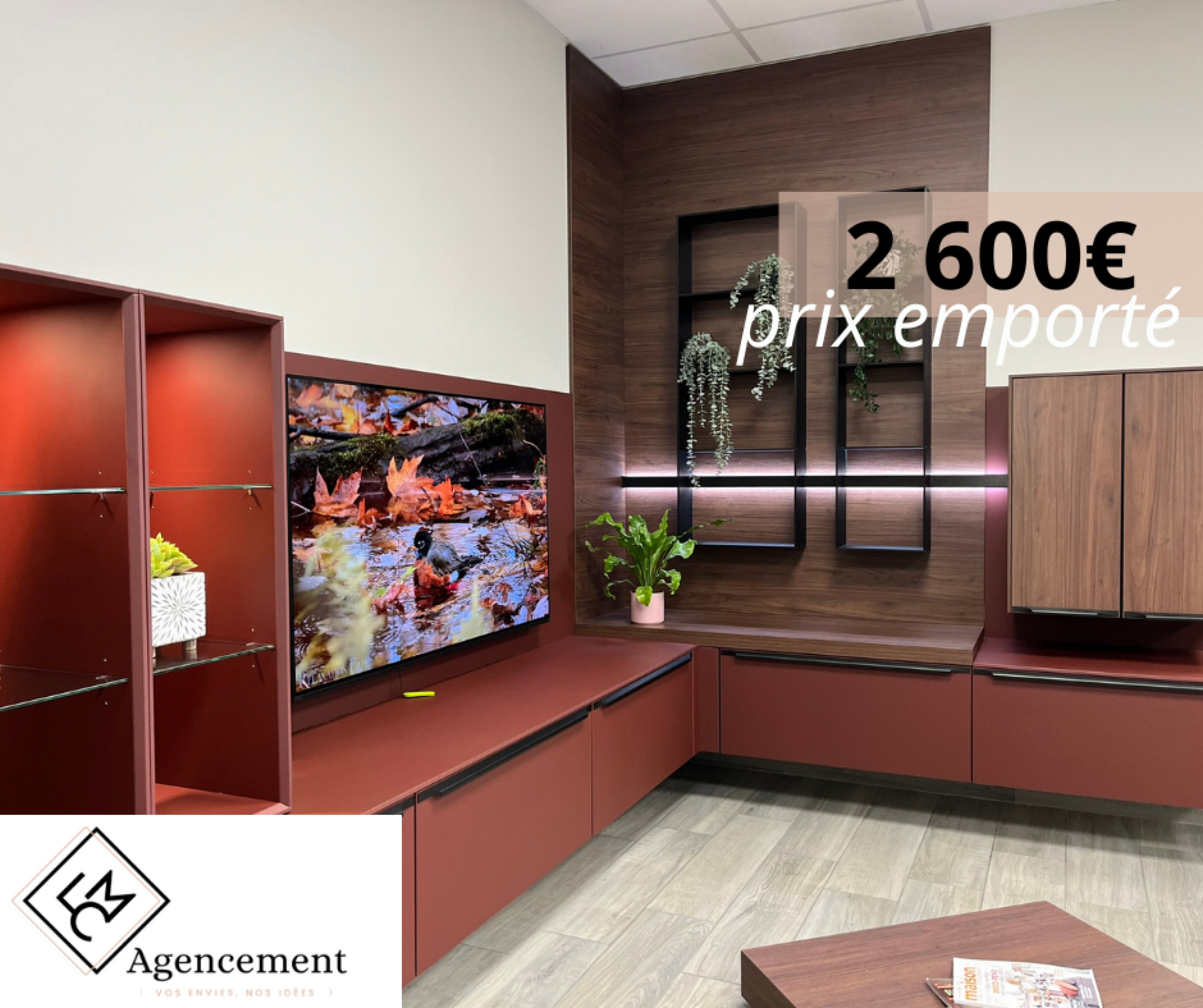 Meuble TV Mural Design