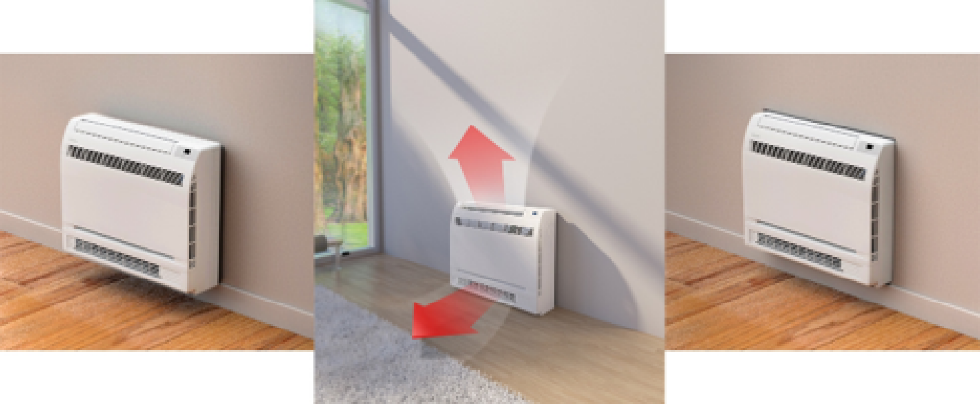 Pompe à chaleur air/air console Heiwa premium Hyoko 5 kw UI+UE