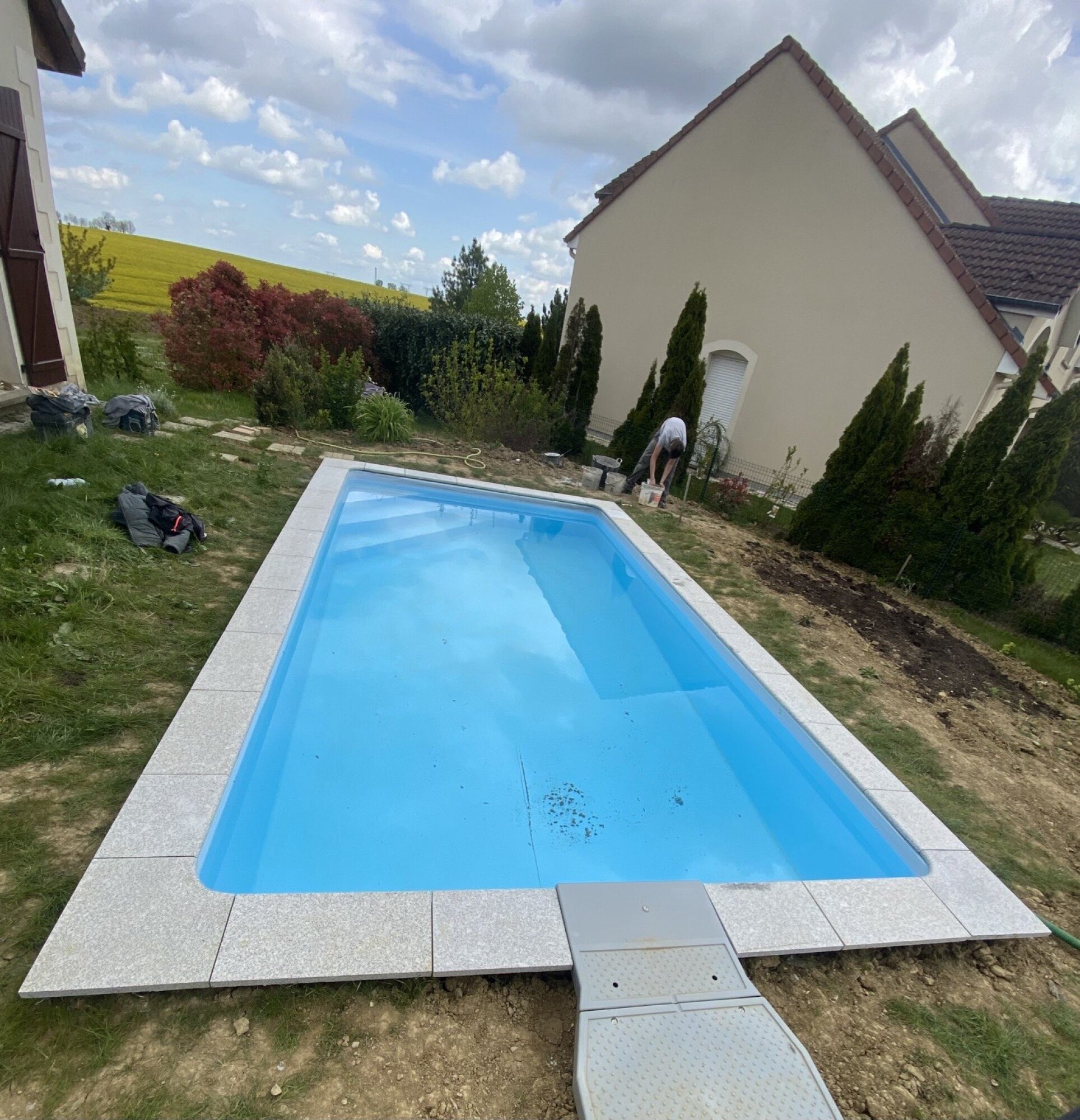 Margelles et couvertines