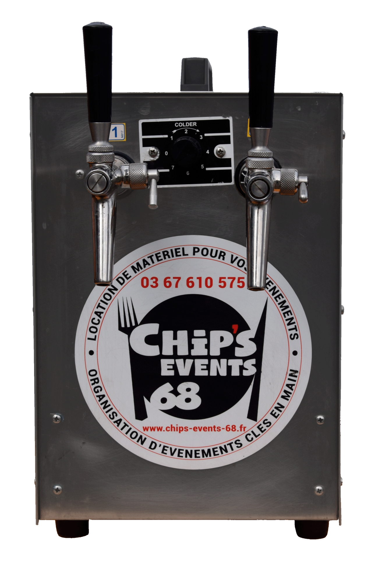 Tireuse à bière sèche double bec