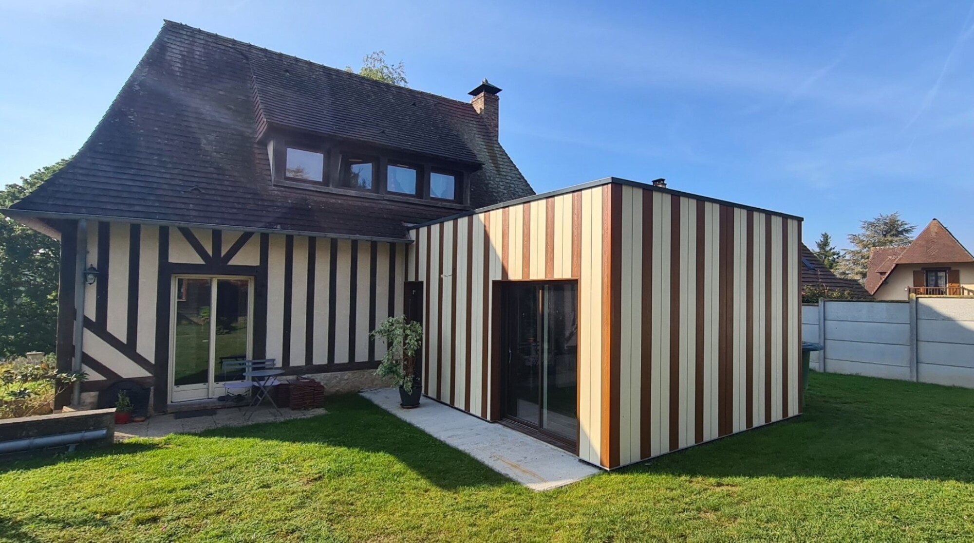 Extension ossature bois