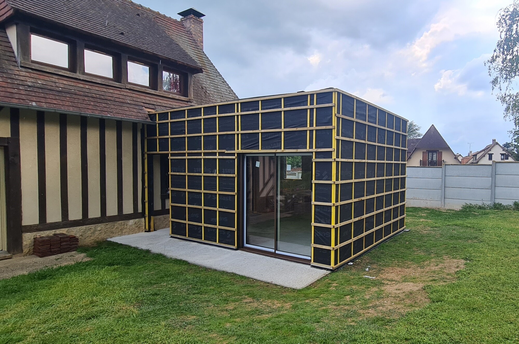 Extension ossature bois