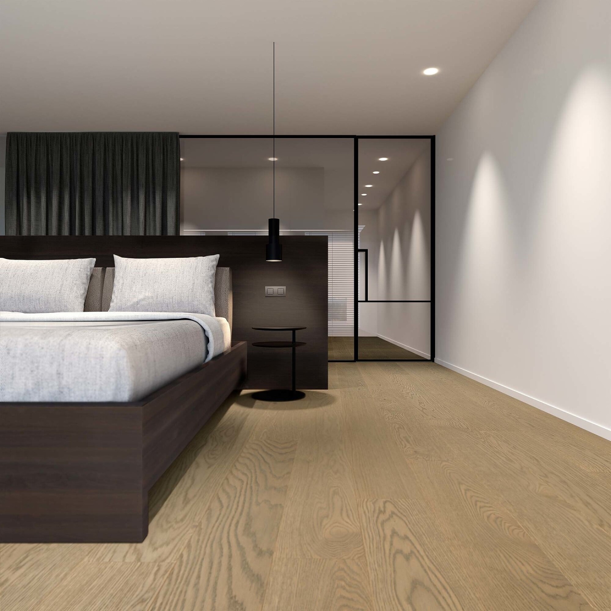 Parquet Contrecollé Chêne BATON Verni teinte réactive