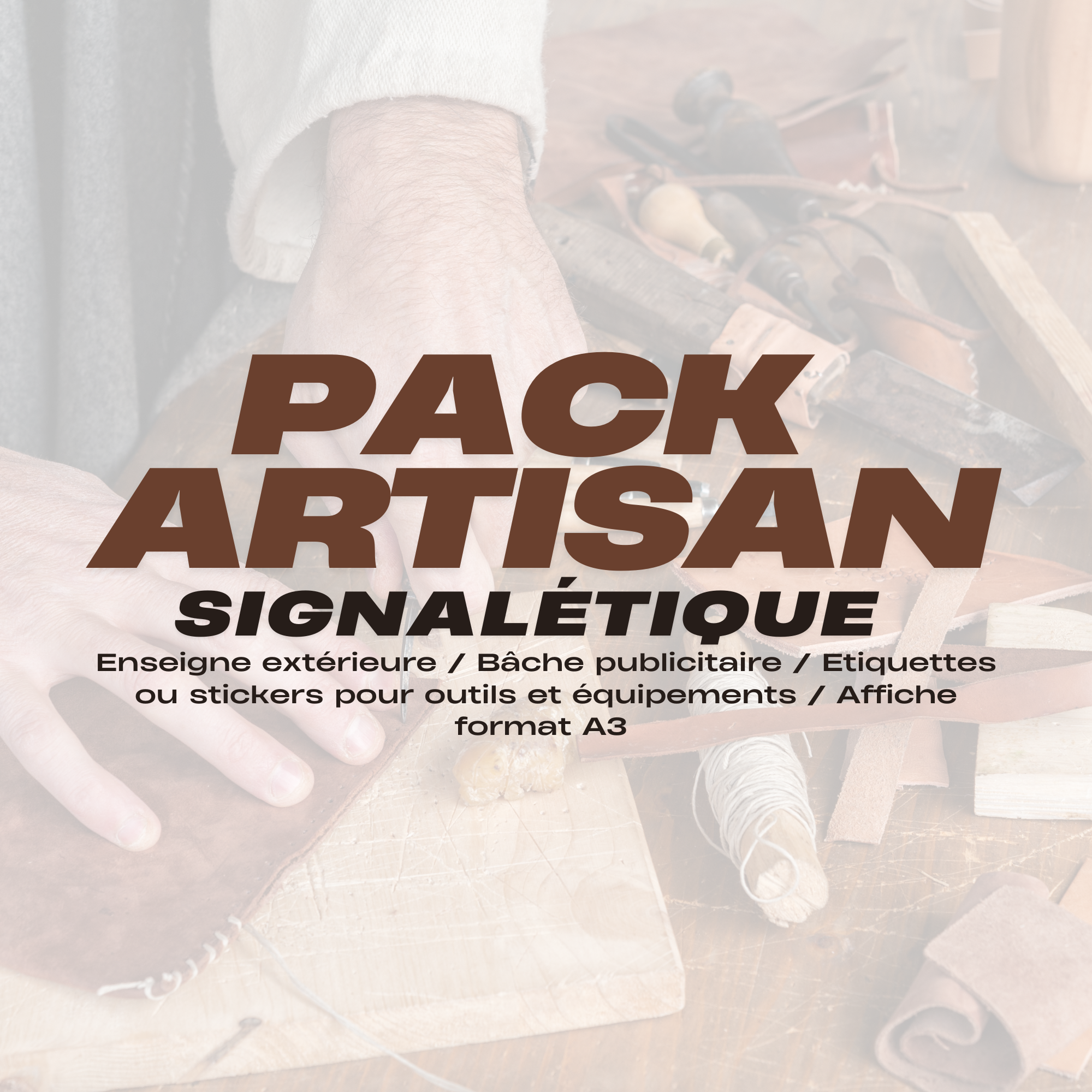 Pack Artisan Signalétique
