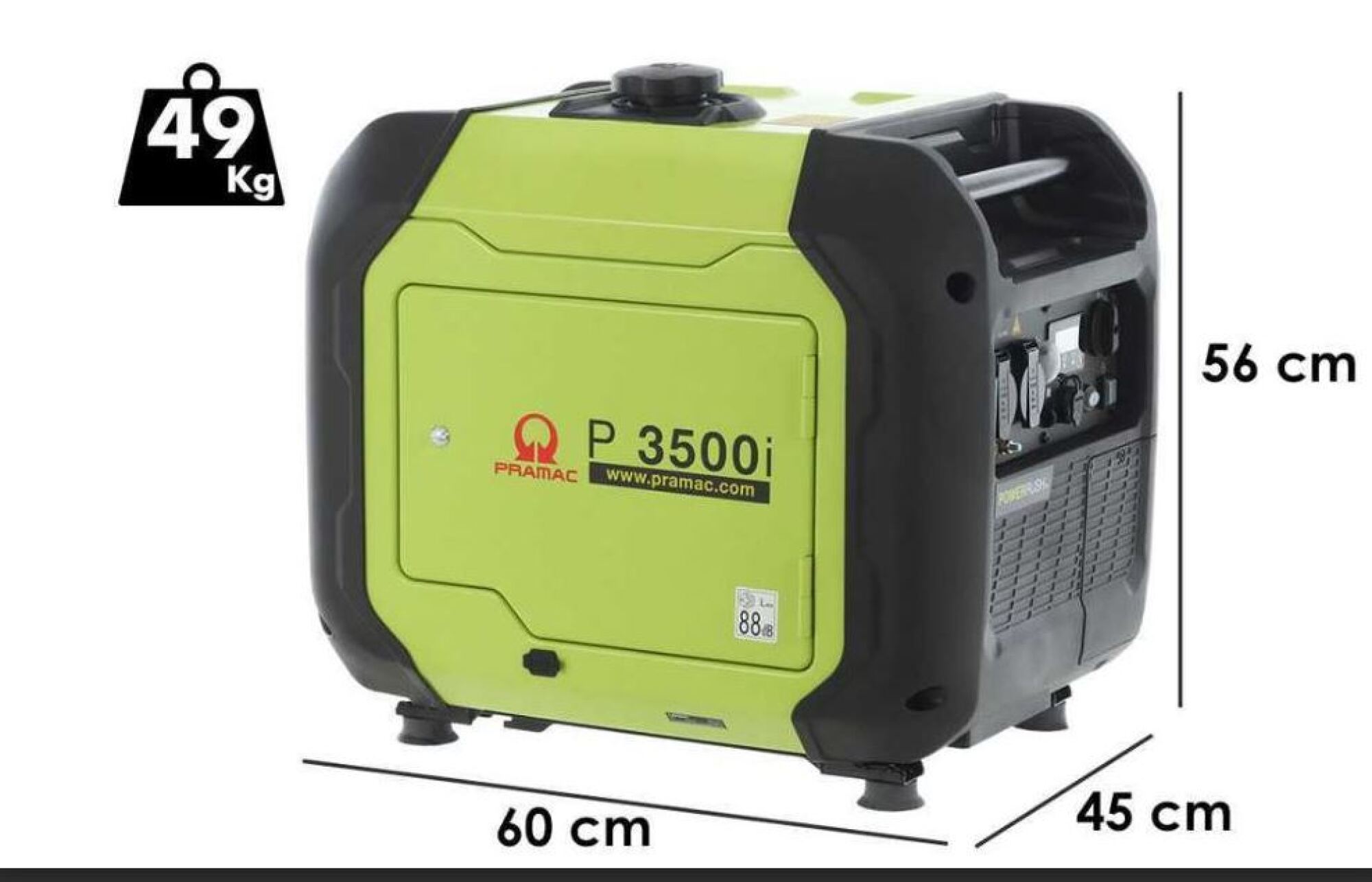 Location groupe électrogène 3500W Pramac